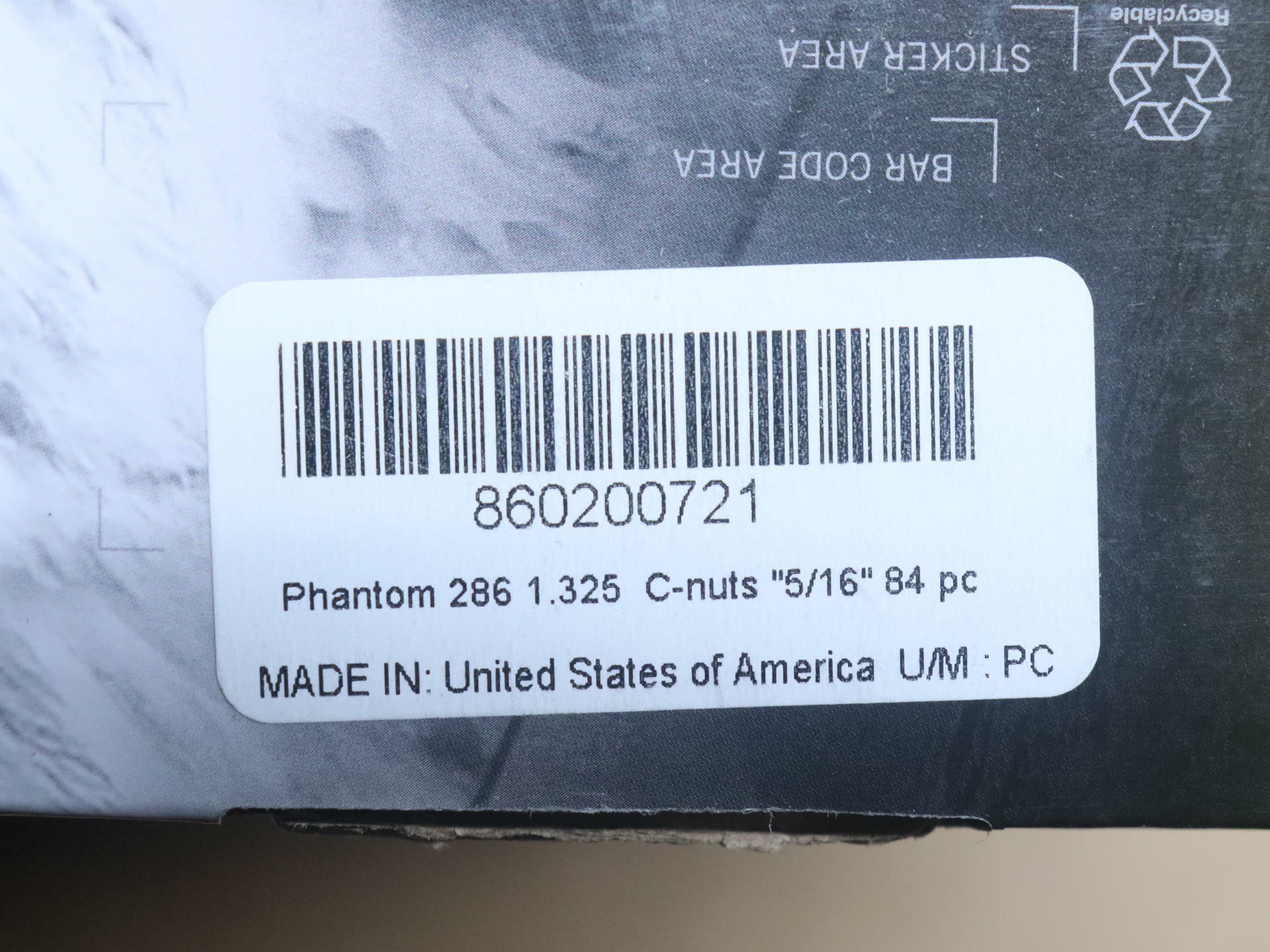 OPEN BOX - OEM Ski-Doo Stud Kit Snow Track 84 Pack - Woodys Phantom - 860200721