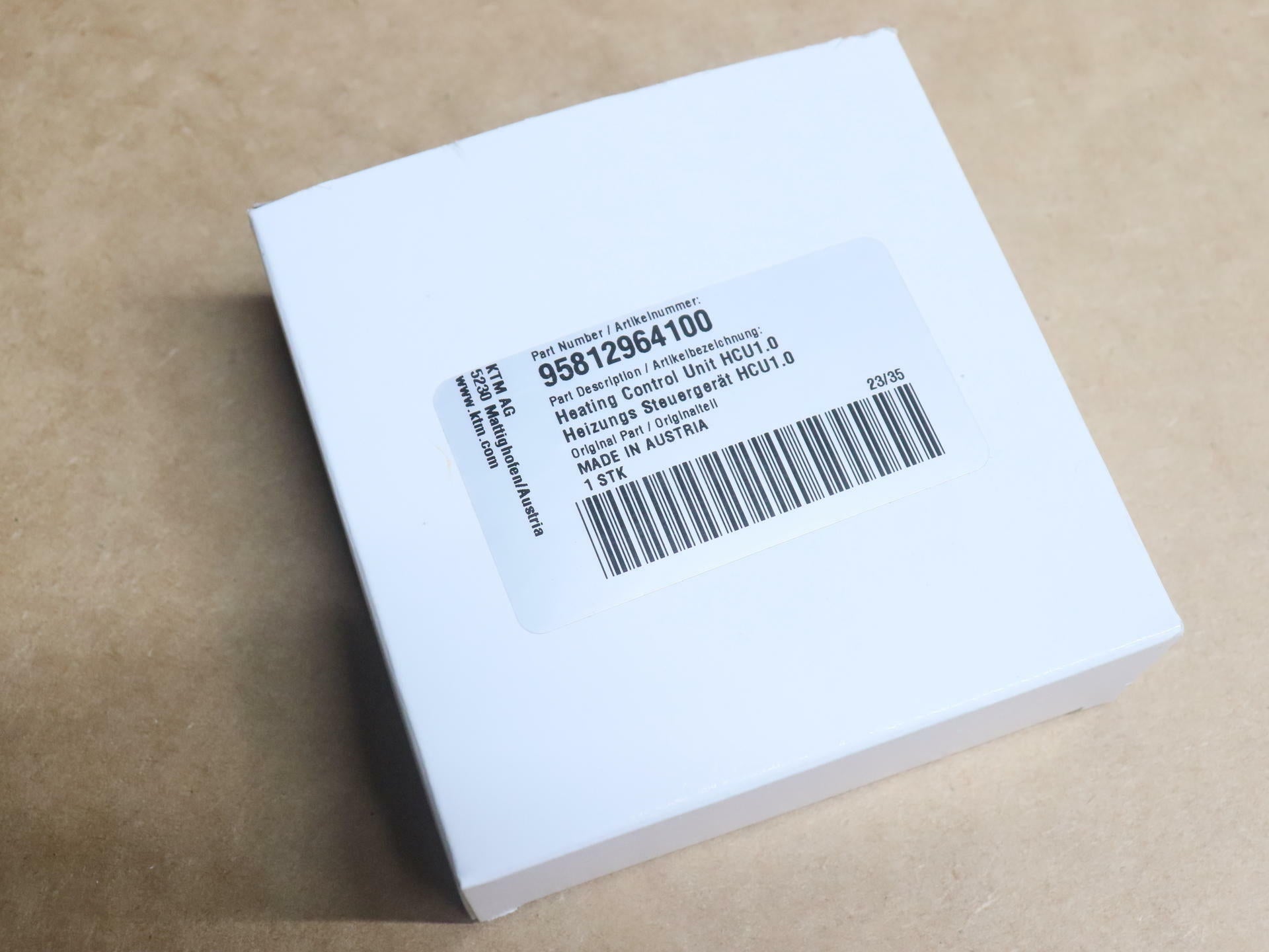 OPEN BOX - OEM KTM HCU BOX For Heated Grips/Grips - 95812964100