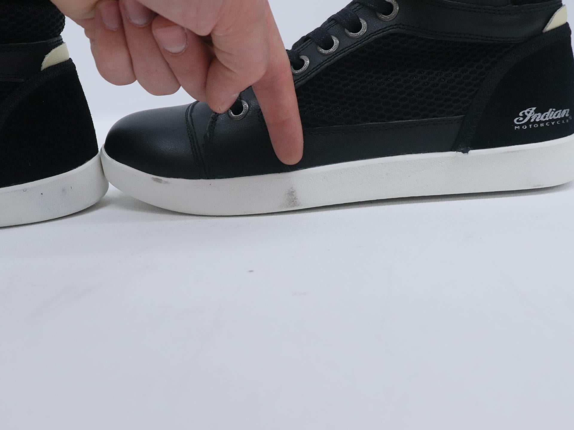 Indian Motorcycle Men's Mesh Sneakers Black Size 8 286868508 - Open Box