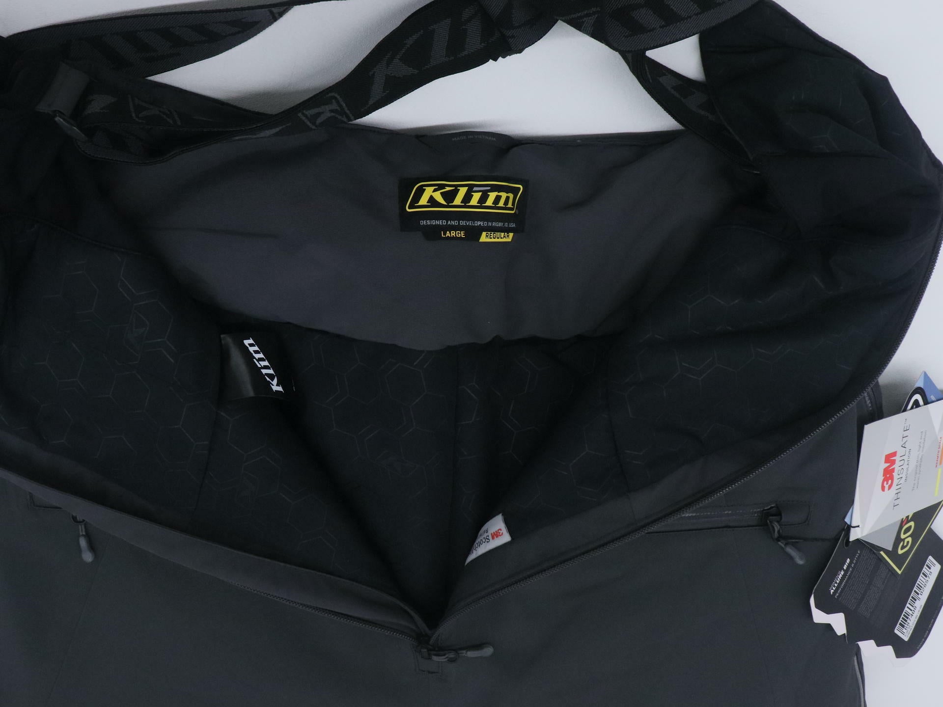 Klim Allure Bib Asphalt GRAY Winter - WOMENS LARGE - 3376-008-140-608 - Open Box