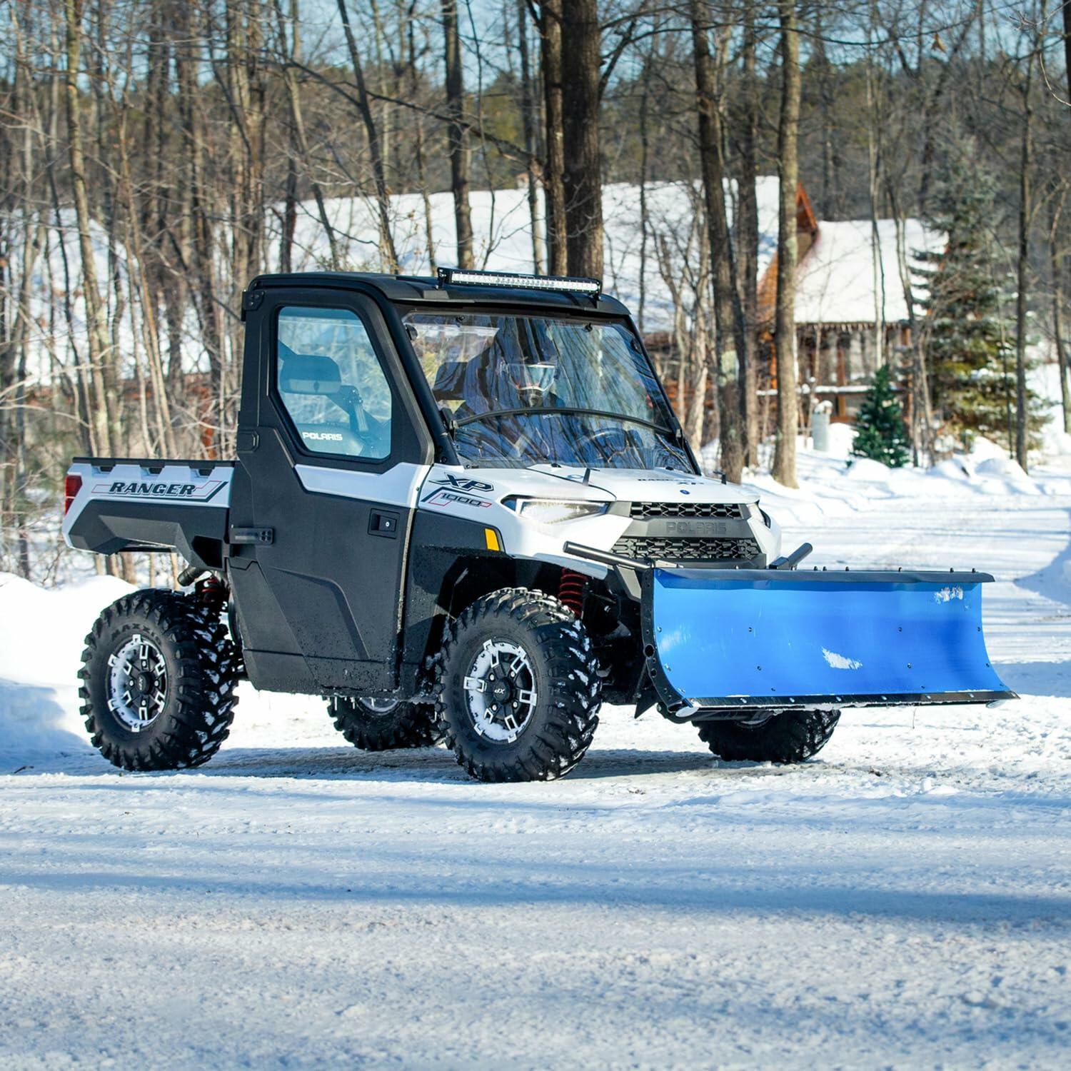 Polaris Glacier Pro HD Plow Hydraulic Angle System for Specific RANGER 1000, XP 1000, CREW XP 1000, XPEDITION XP, ADV, Pro XD Full Size Models and More, Heavy Plowing, Fast Snow Removal - 2889029