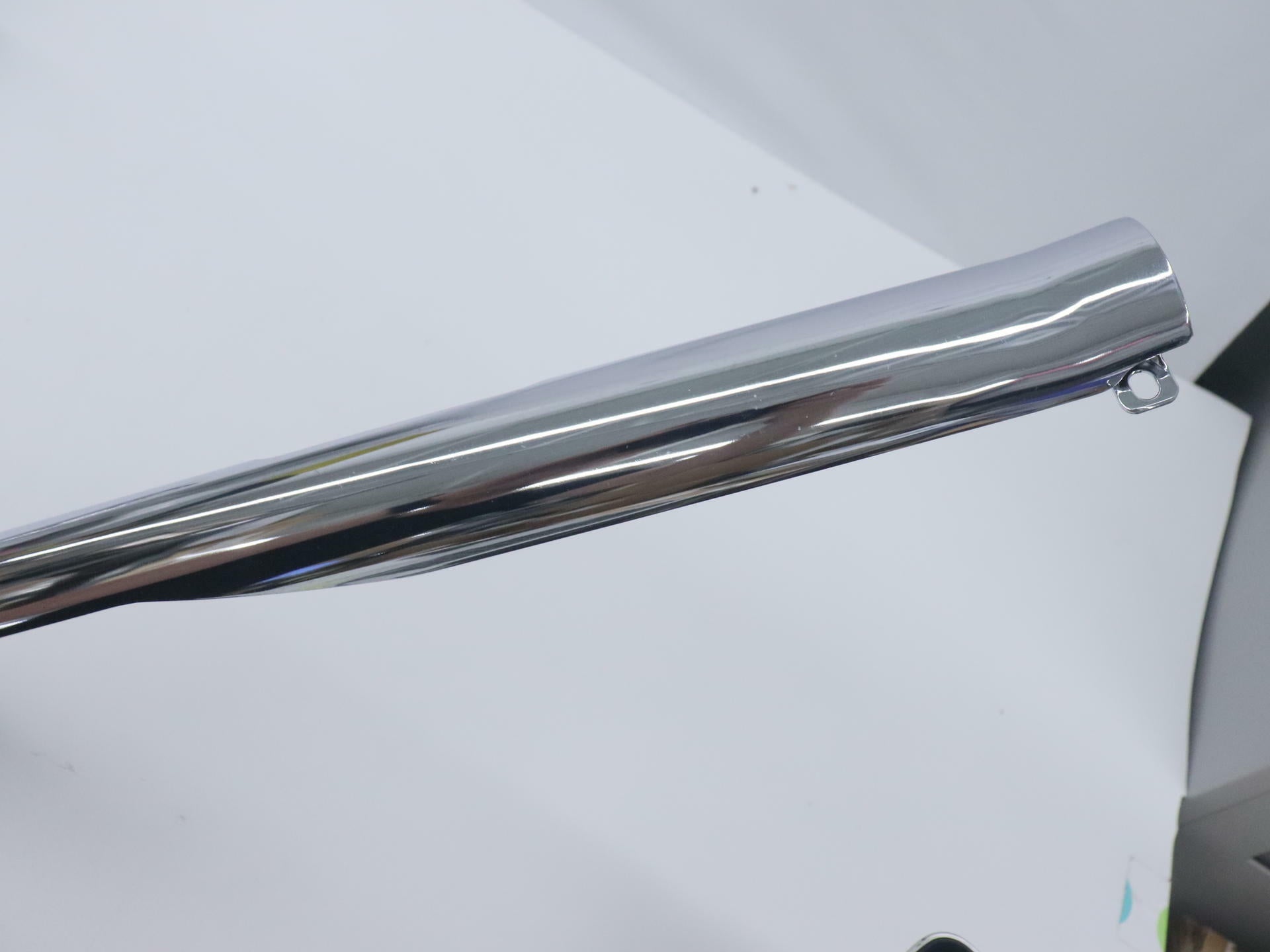 OPEN BOX - OEM Triumph LEFT Exhaust Header Pipe CHROME - T2206502