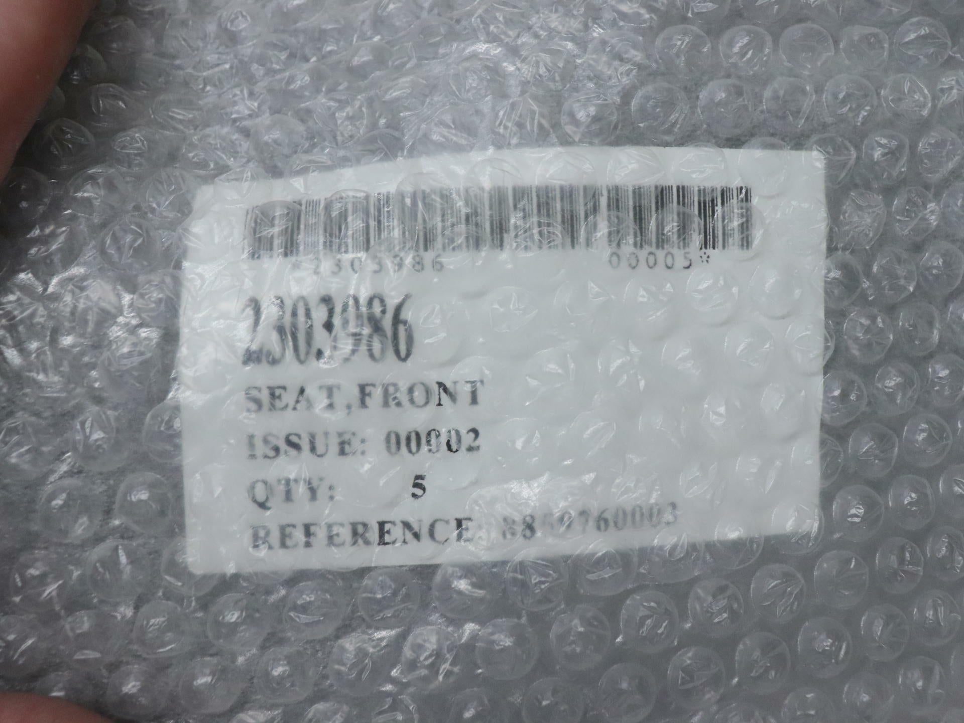 OPEN BOX - OEM Triumph Front Seat ASSY Black - 06-22 Rocket III - T2303986