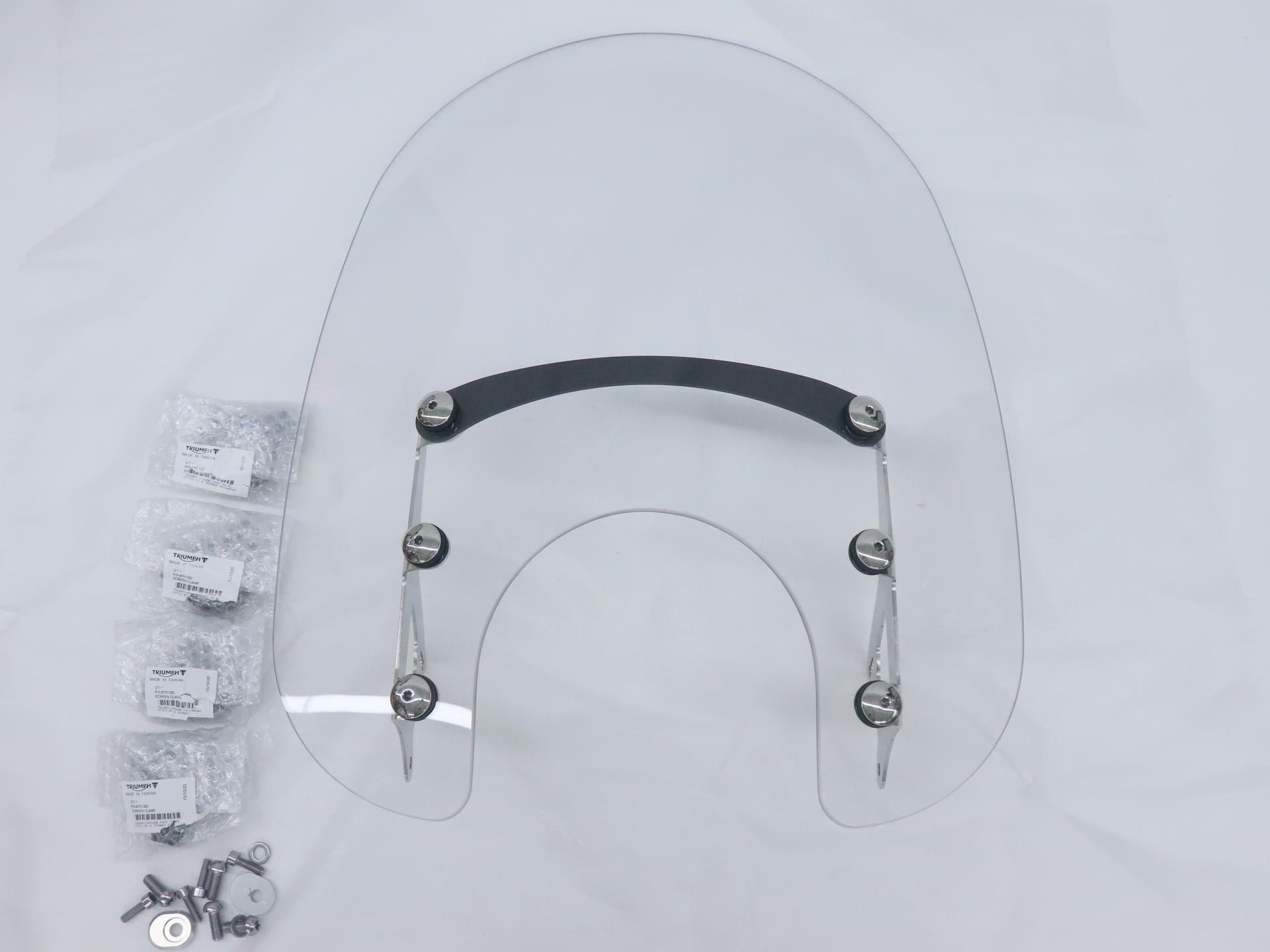 OPEN BOX - OEM Triumph Longhaul Windscreen Kit CLEAR Roadster - A9700379