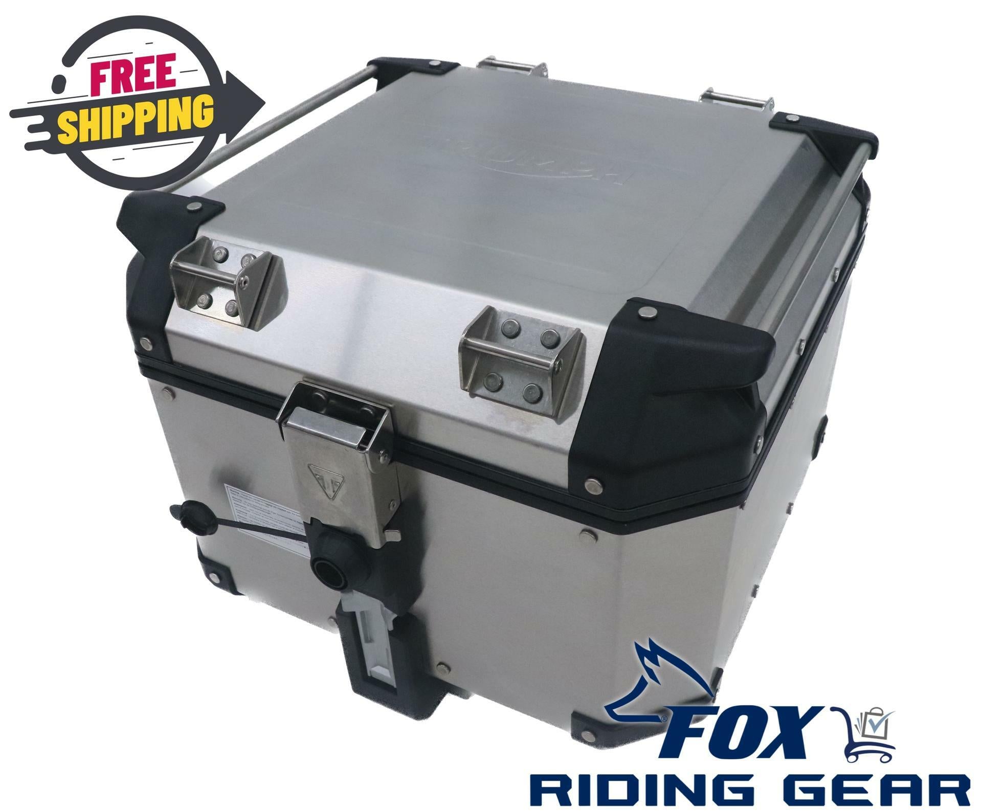 OPEN BOX - OEM Triumph Aluminum Top Box Storage - Tiger Explorer - A9500862