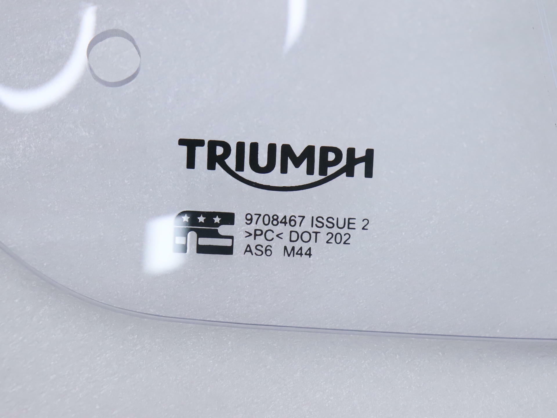 OPEN BOX - OEM Triumph Summer Screen Windshield - 2020 Tiger 1200 XRT - A9708435