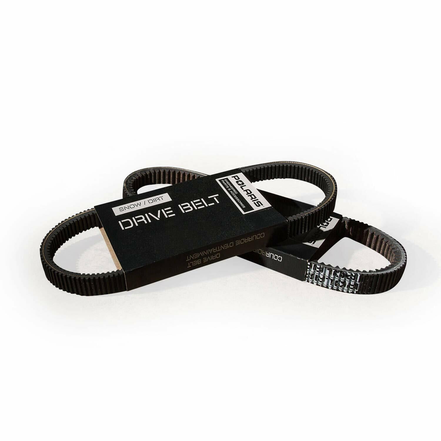 Polaris Snowmobile Performance Drive Belt, for Specific Models of Polaris Snowmobiles, Runs at Optimal RPMs, No Clutch Recalibration, Replace Every 1,000 Miles, Black, Runs Cooler - Part 3211154