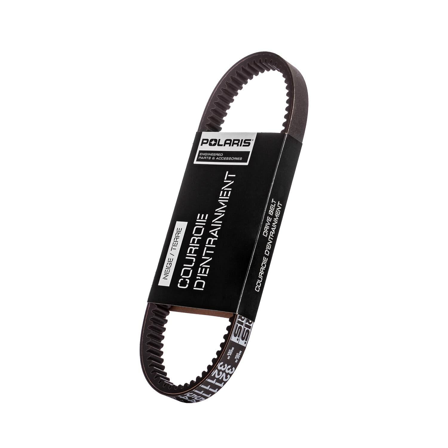 Polaris Snowmobile Performance Drive Belt, for Specific Models of Polaris Snowmobiles, Runs at Optimal RPMs, No Clutch Recalibration, Replace Every 1,000 Miles, Black, Runs Cooler - Part 3211154