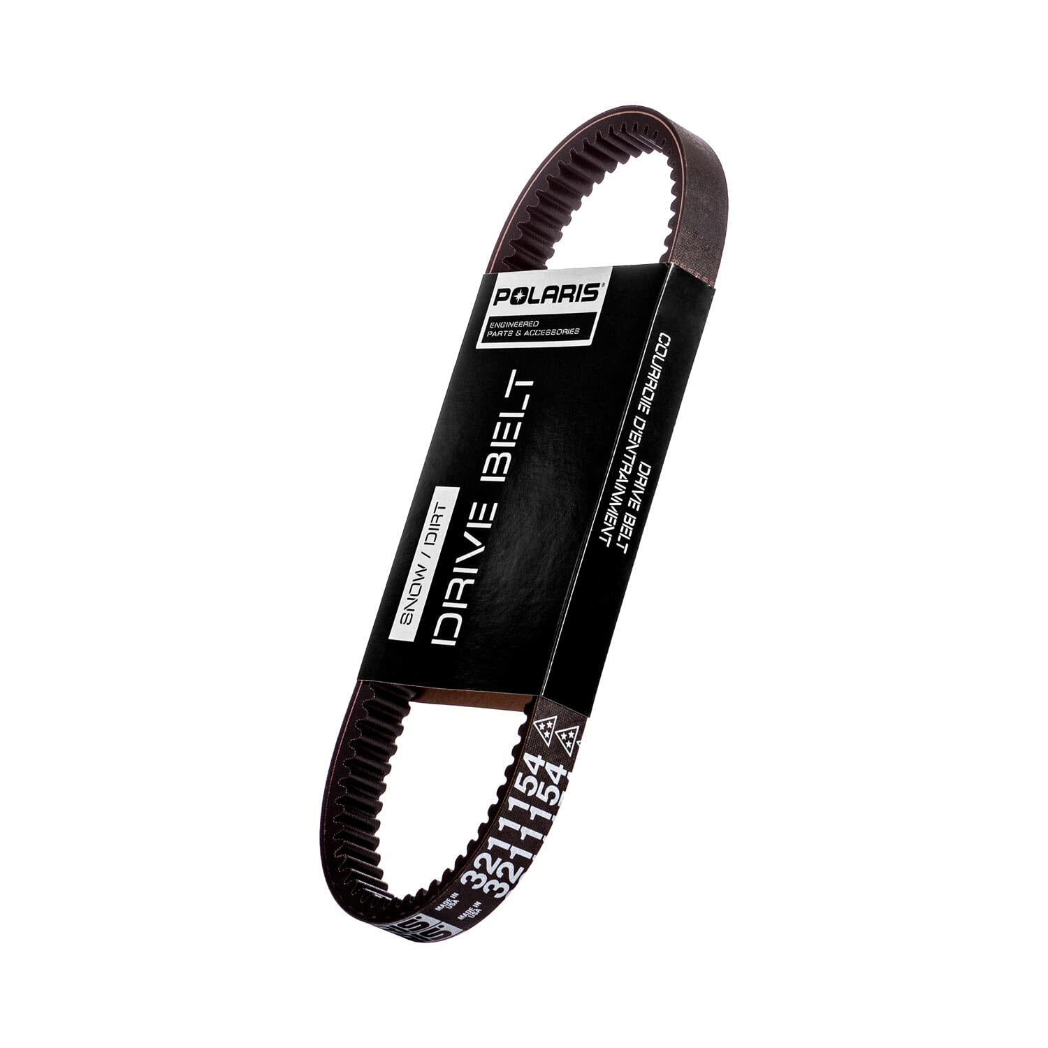 Polaris Snowmobile Performance Drive Belt, for Specific Models of Polaris Snowmobiles, Runs at Optimal RPMs, No Clutch Recalibration, Replace Every 1,000 Miles, Black, Runs Cooler - Part 3211154