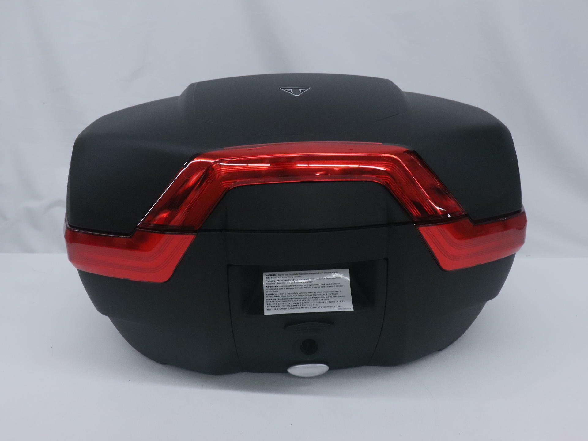 OPEN BOX - OEM Triumph Twin Helmet Top Box Storage - Tiger Sport Twin - A9500894