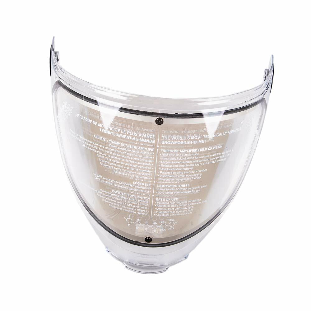 Can-Am 9290020000 Ski-Doo Oxygen Helmet Electric Visor Clear - One Size