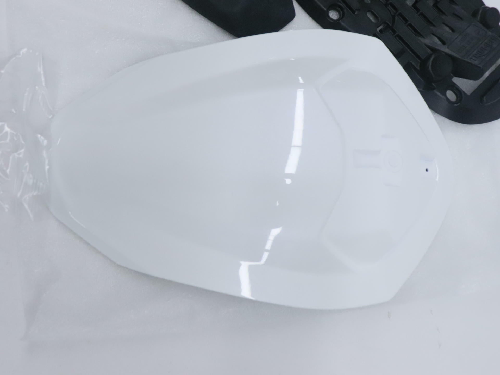 OPEN BOX - OEM Triumph Rear Seat Cowl Crystal WHITE- Street Triple - A9708386-NW