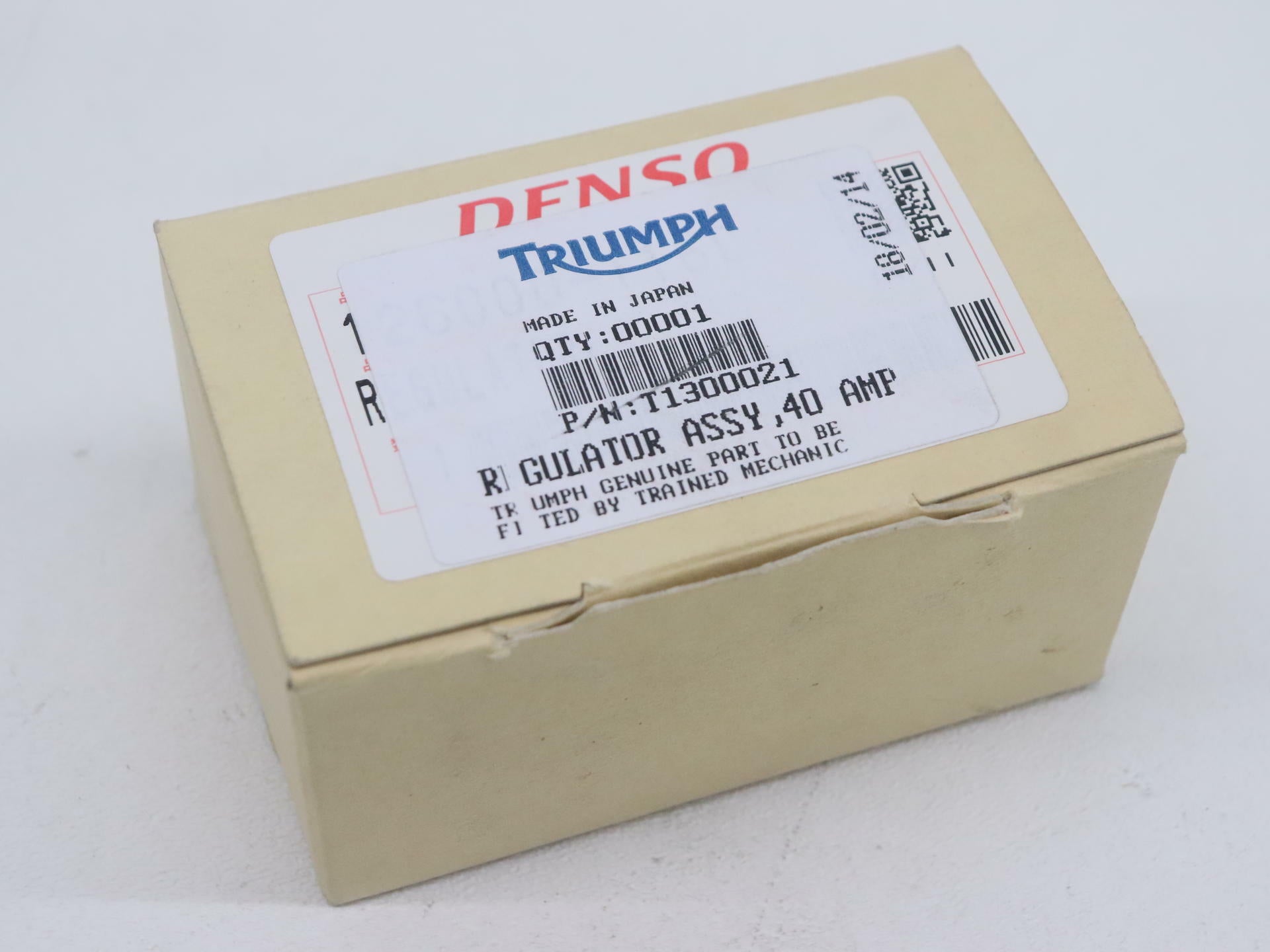 OPEN BOX - OEM Triumph Regulator Alternator Assy 40 Amp - Daytona - T1300021