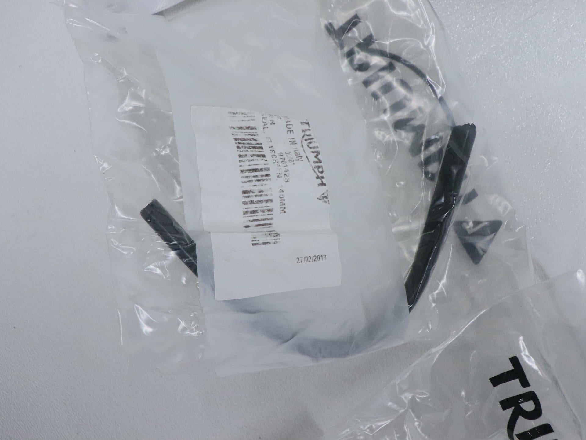 OPEN BOX - OEM Triumph Rear Seat Cowl Crystal WHITE- Street Triple - A9708386-NW