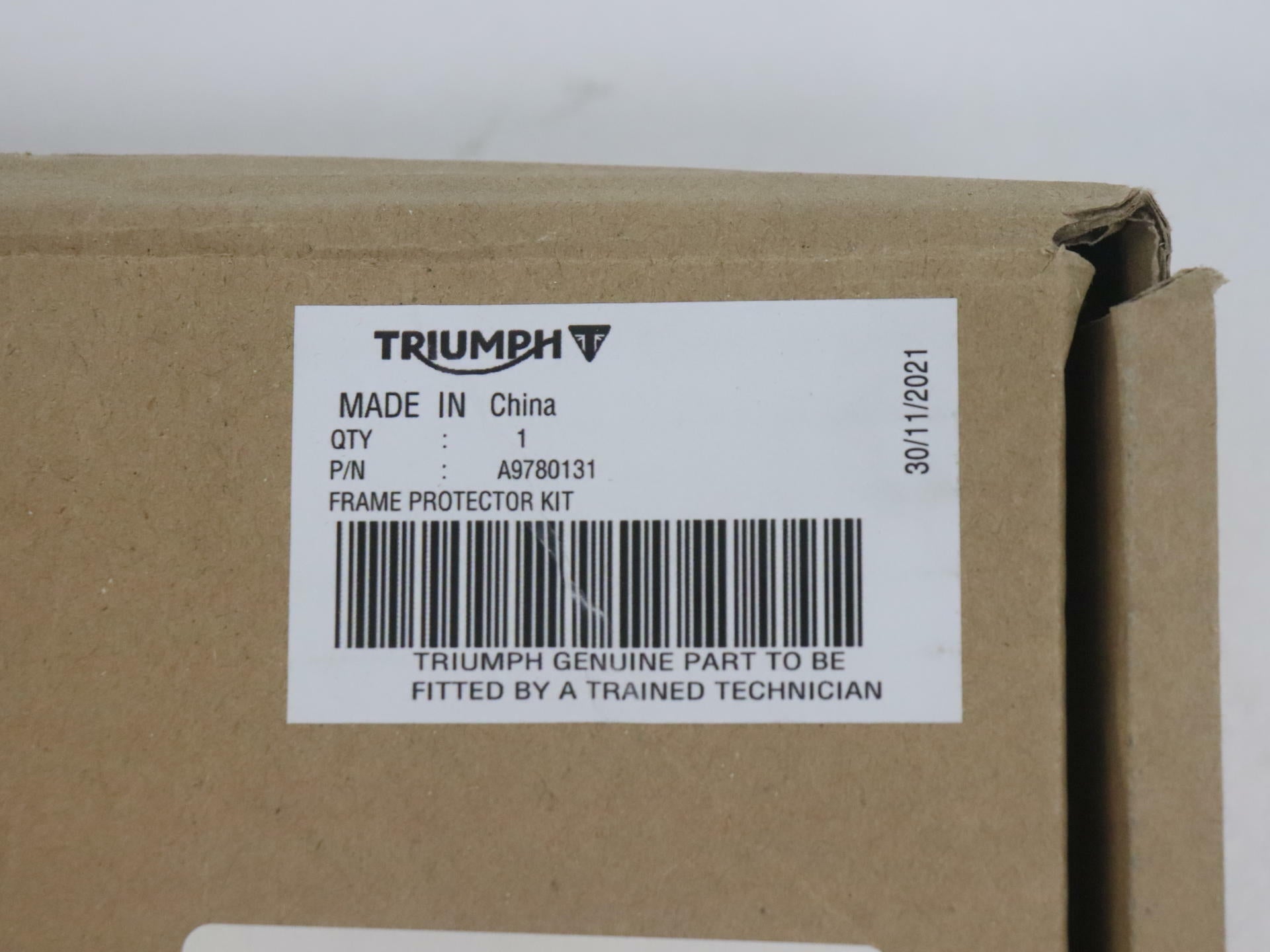 OPEN BOX - OEM Triumph Frame Slider Protection Kit - Tiger Sport 660 - A9780131