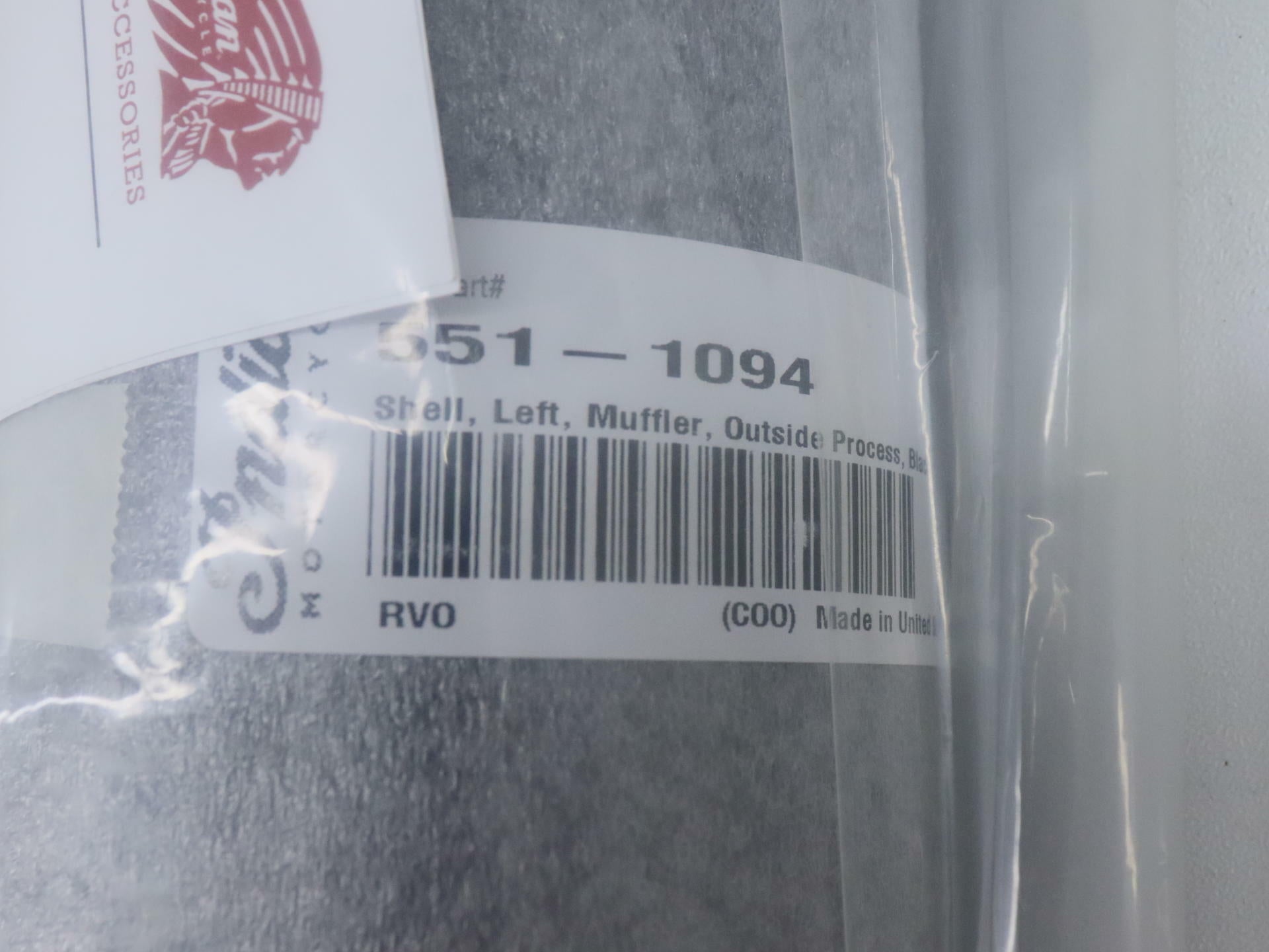 OPEN BOX - OEM Indian Slip-on Muffler Kit Stage 1- Chief Roadmaster- 2884187-266