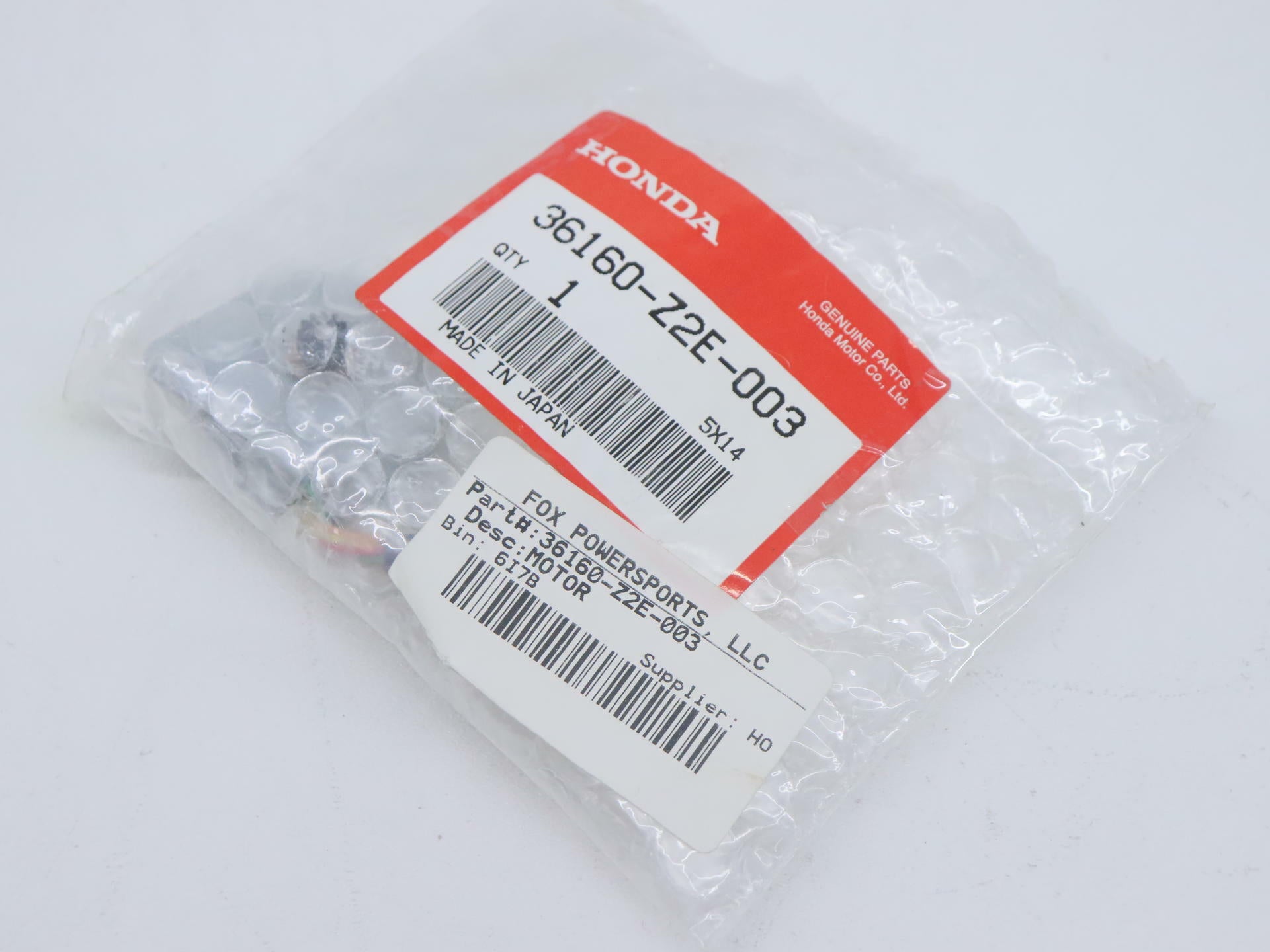 Honda Throttle Control Motor GX440IU 36160-Z2E-003 OEM - Open Box