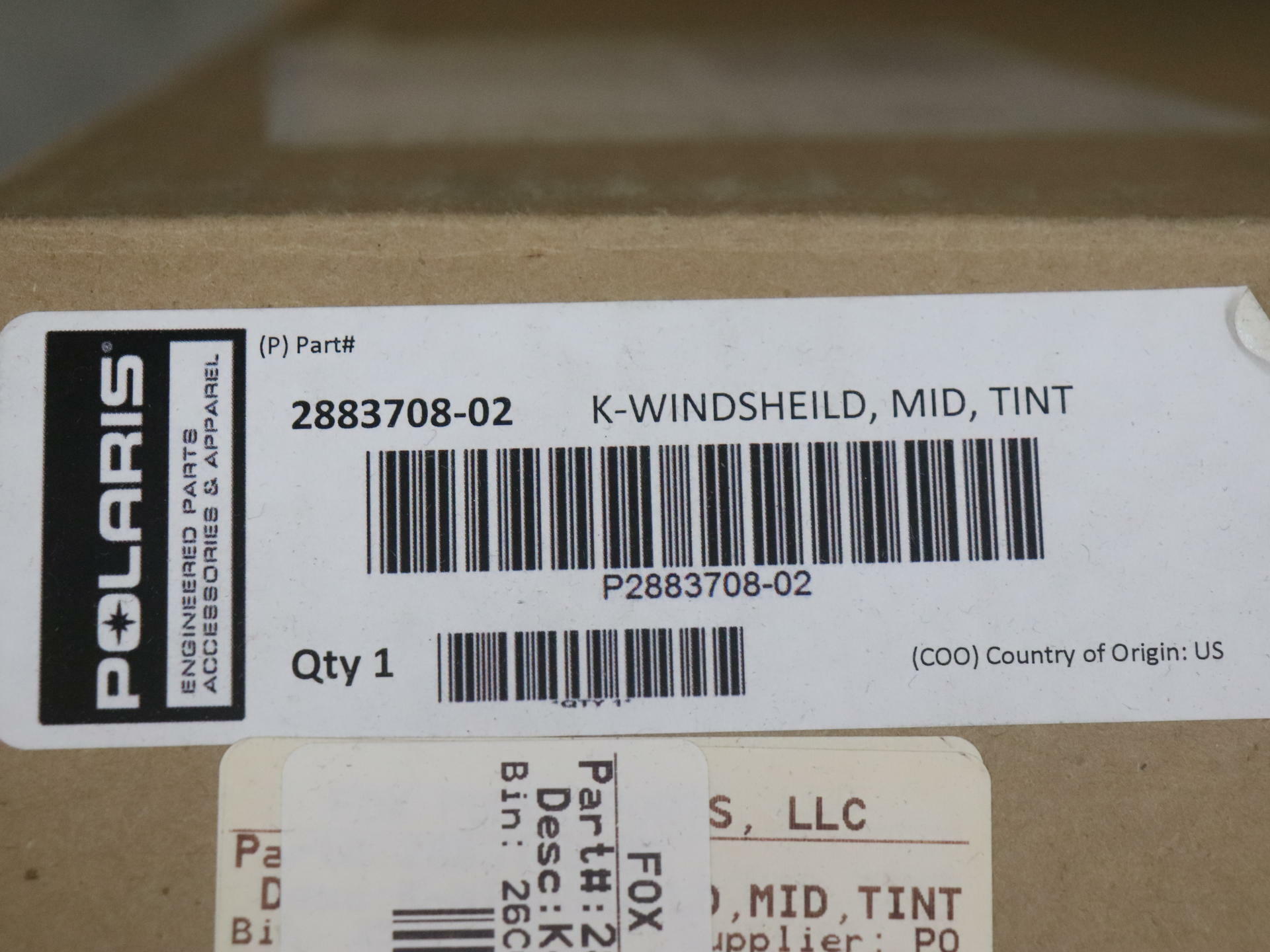 OPEN BOX - OEM Indian Windshield 16in Mid Tinted - 20-25 Challenger - 2883708-02