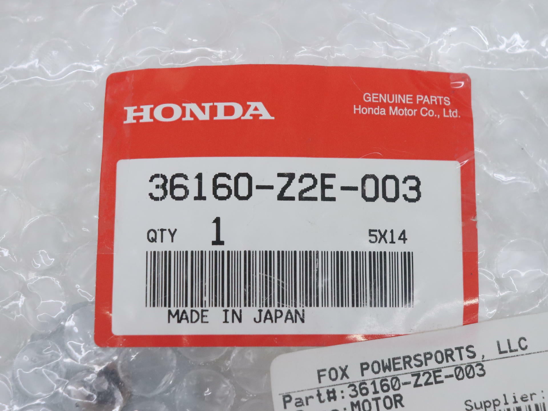 Honda Throttle Control Motor GX440IU 36160-Z2E-003 OEM - Open Box