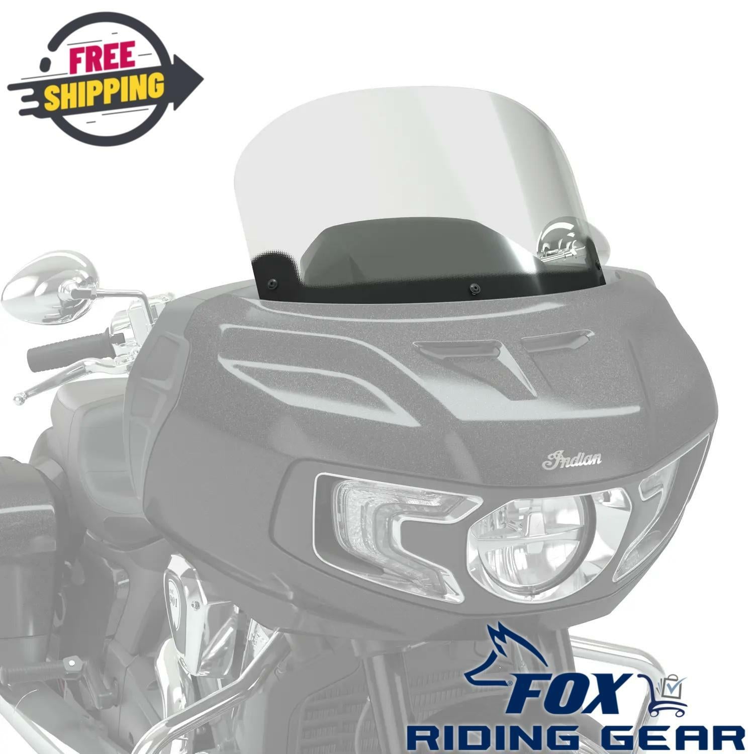 OPEN BOX - OEM Indian Windshield 16in Mid Tinted - 20-25 Challenger - 2883708-02
