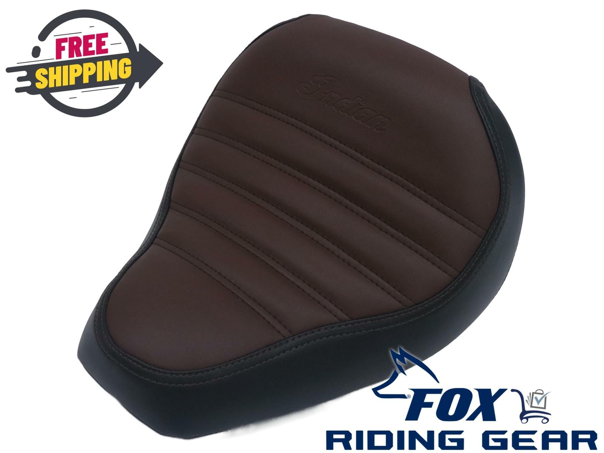 OPEN BOX - OEM Indian Comfort+ Solo Seat Leather BROWN - Scout - 2884226-VNA