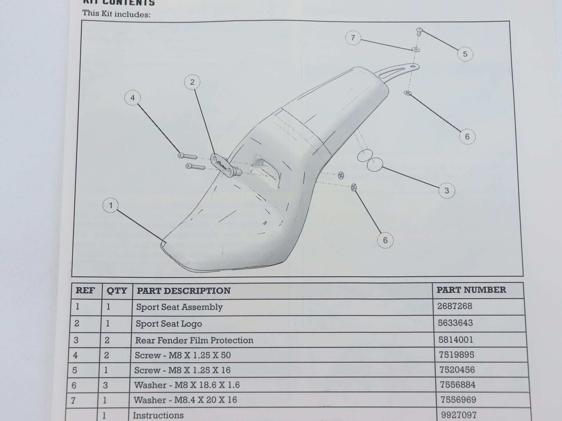 OPEN BOX - OEM Indian Sport Seat All-Weather TAN - 15-21 Scout - 2884225-VTA