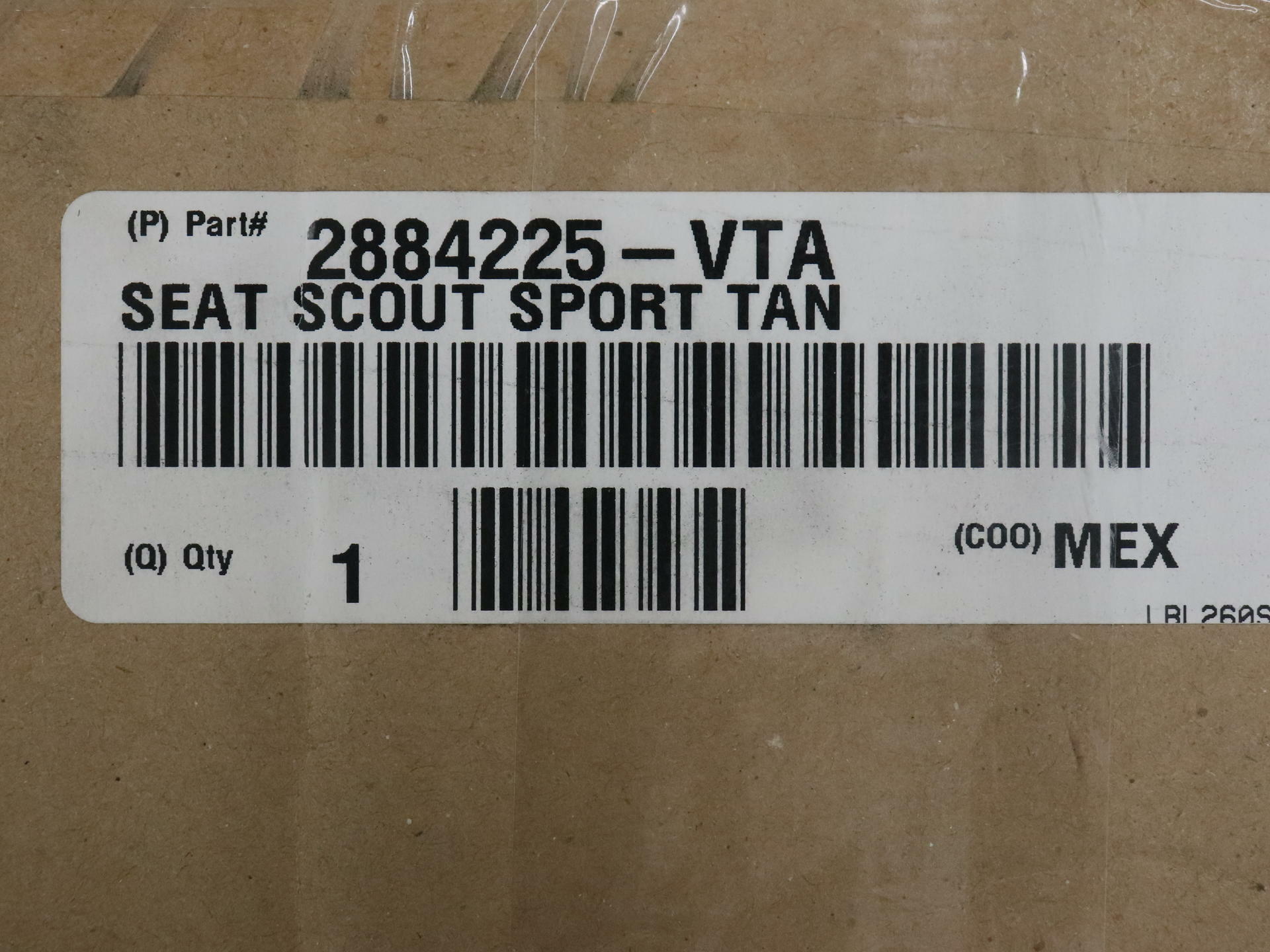 OPEN BOX - OEM Indian Sport Seat All-Weather TAN - 15-21 Scout - 2884225-VTA