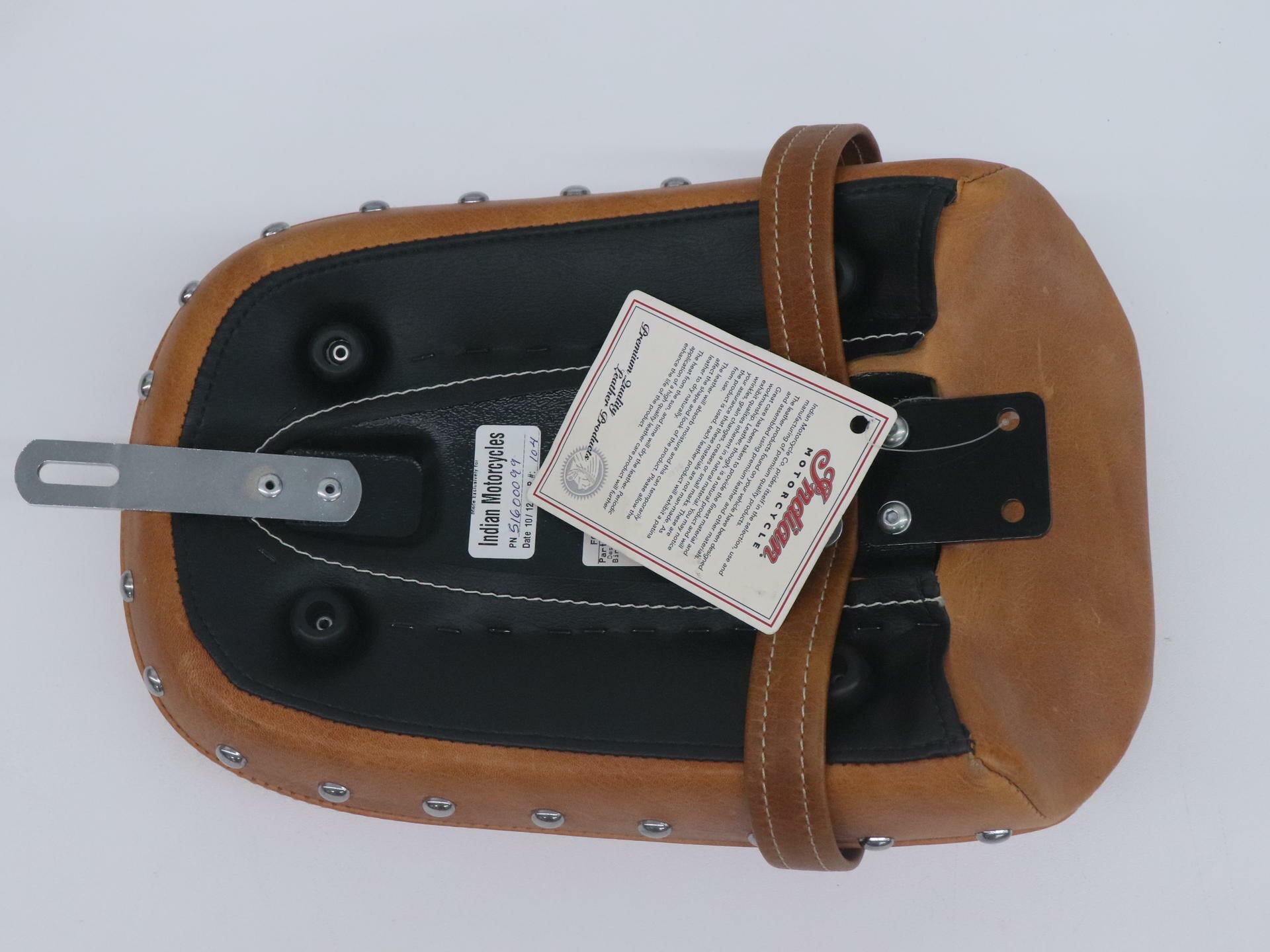 Indian Chief OEM Passenger Seat Assembly Tan N51600099 - Open Box