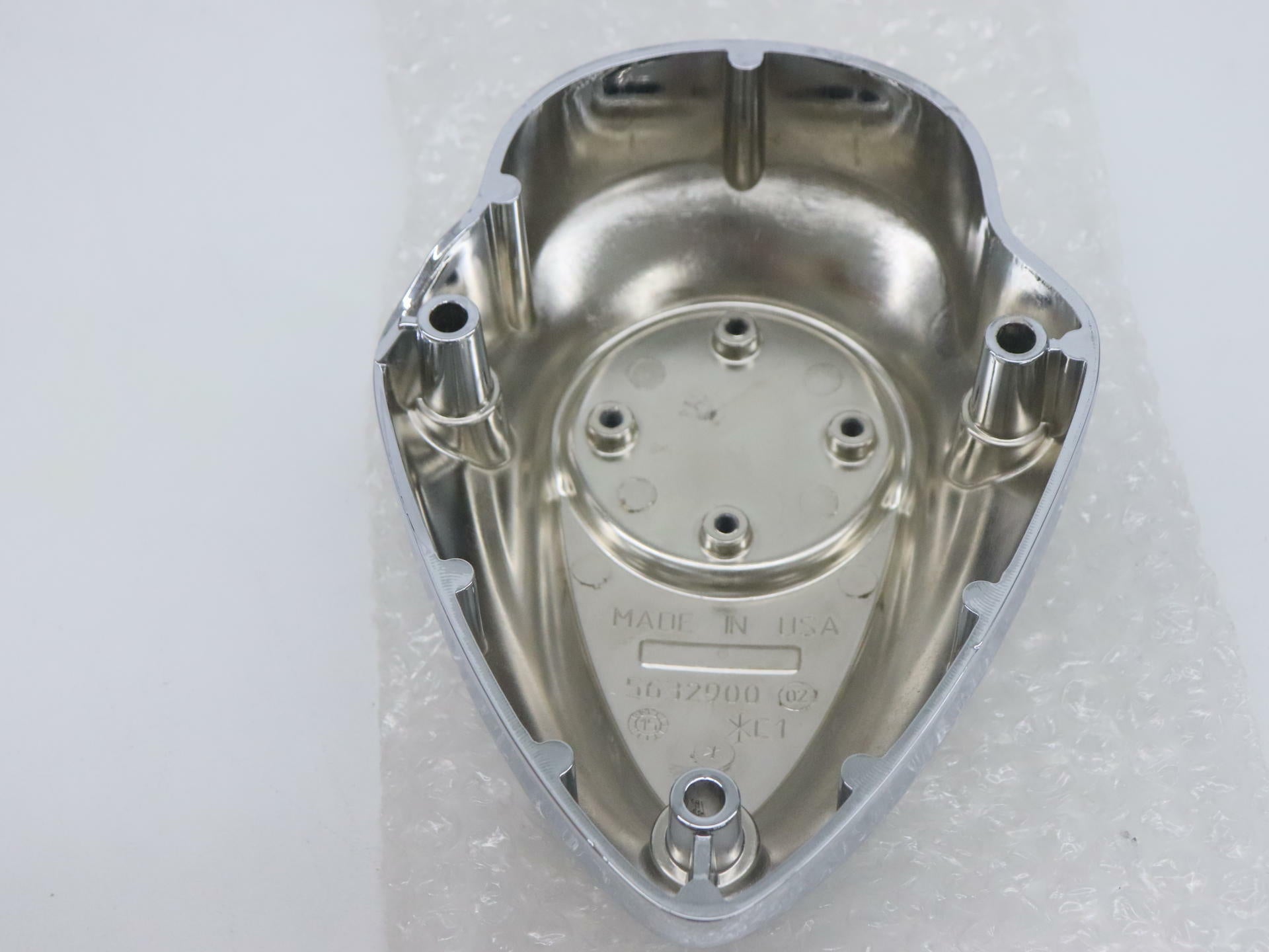 OPEN BOX - OEM Indian Horn Coil Cover CHROME - Chief Roadmaster - 5632900-156