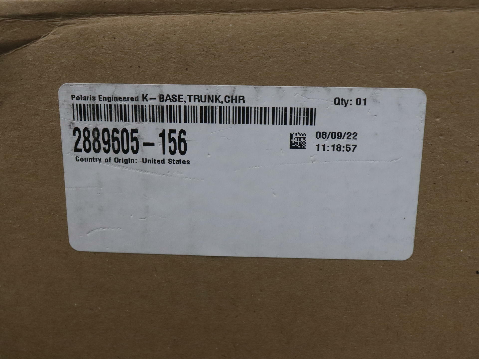 Indian OEM Trunk Mount Low Profile Quick Release 2889605-156 - Open Box