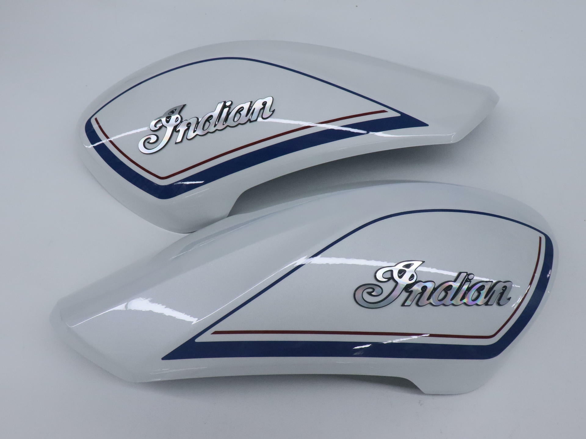 Indian FTR1200 Tank Cover Gloss Pearl White 19-24 OEM 2884143-1807 - Open Box