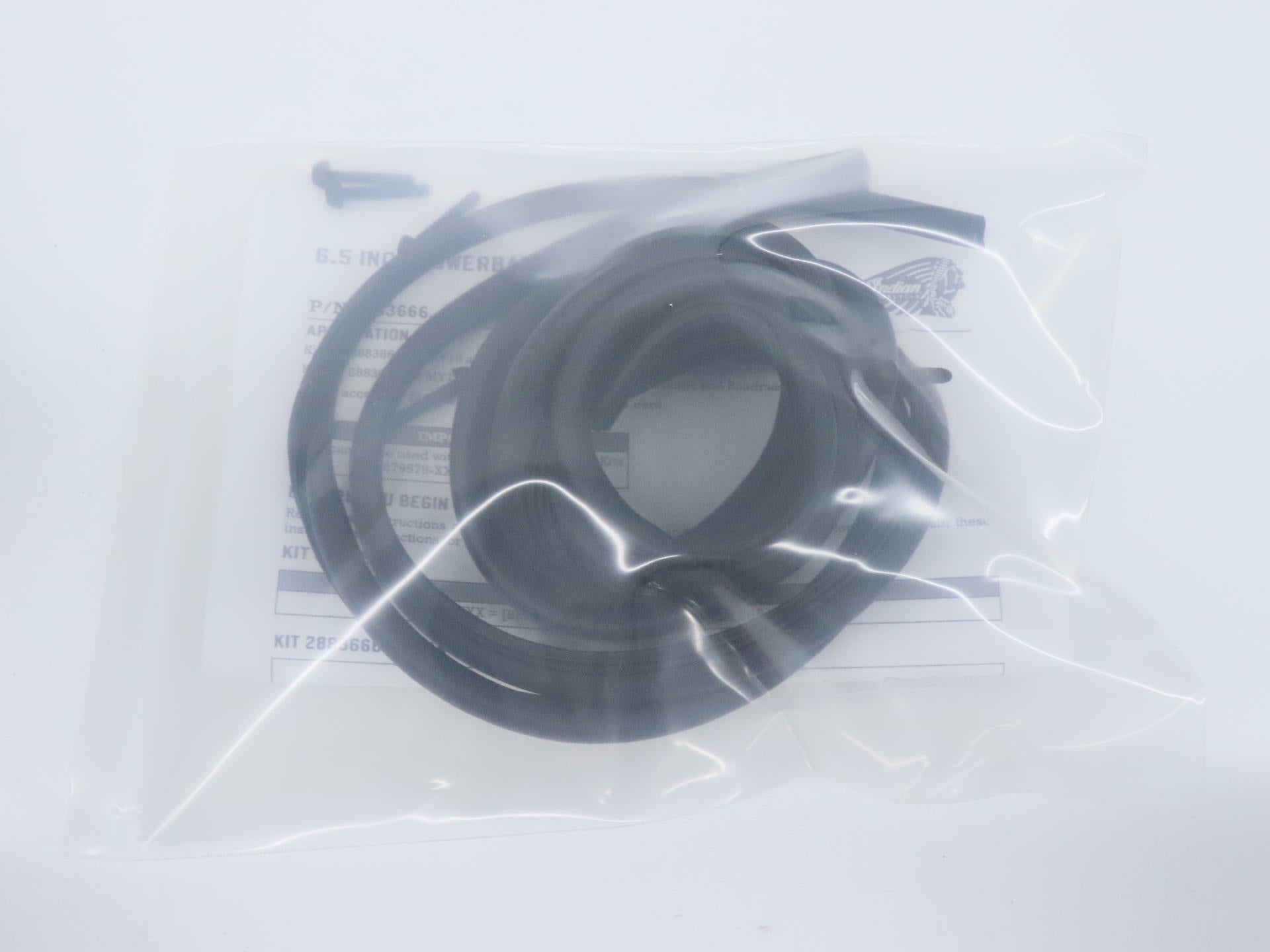 OEM Indian PowerBand Audio Saddlebag Lid Set BLACK PEARL- 2883666-666 - Open Box