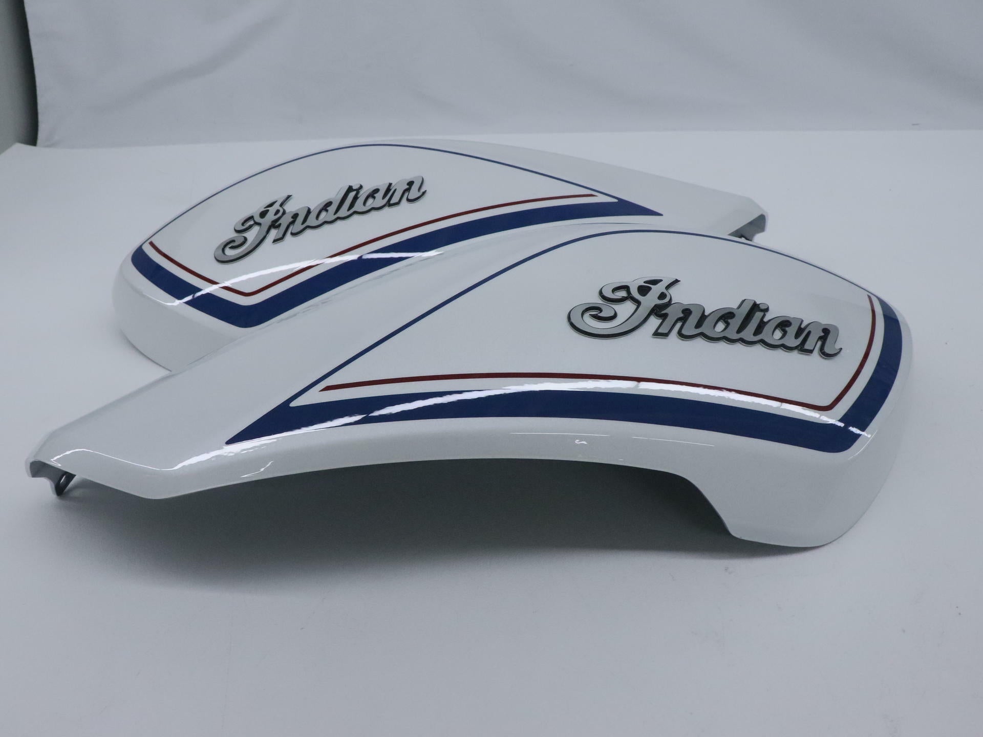 Indian FTR1200 Tank Cover Gloss Pearl White 19-24 OEM 2884143-1807 - Open Box