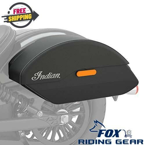 OPEN BOX - OEM Indian Quick Release Saddlebags Semi Rigid Set BLACK- 2884112-VBA