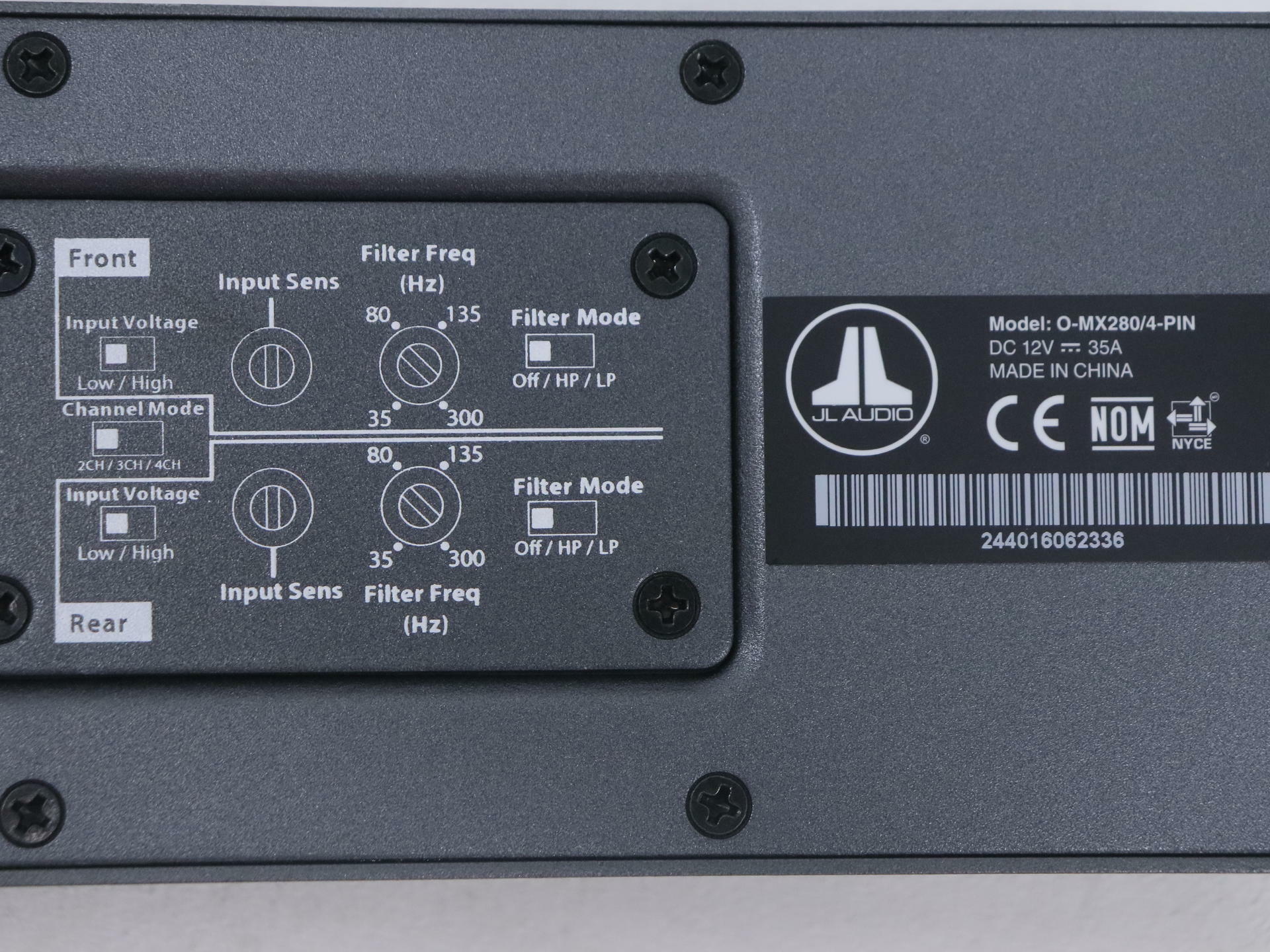 OEM Sea-Doo JL Audio 4-Channel Marine Amplifier IPX7 278003934 - Open Box