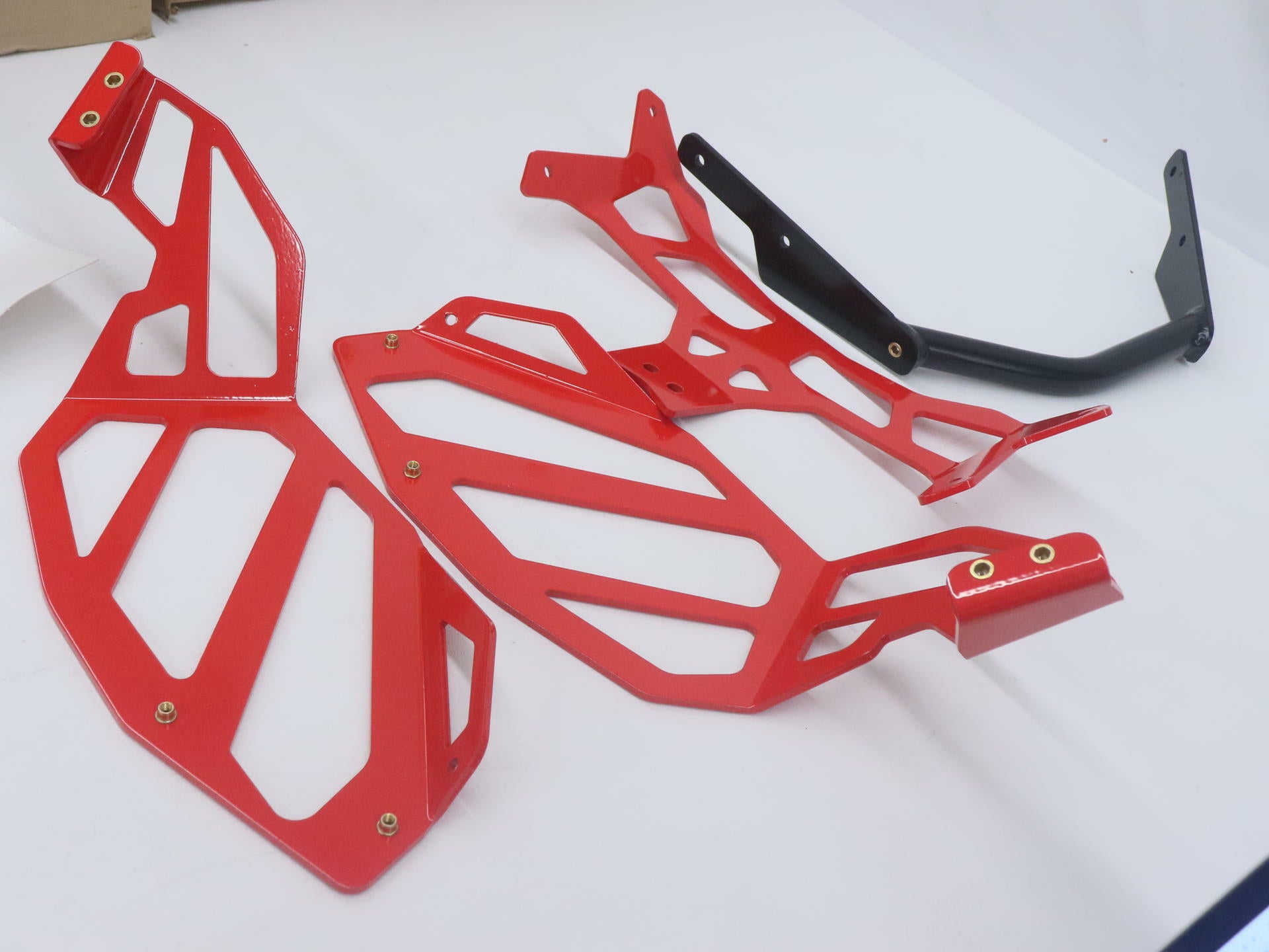 OPEN BOX - OEM Ski-Doo Lynx Front Bumper BLACK RED - MXZ Summit Rave - 860201788