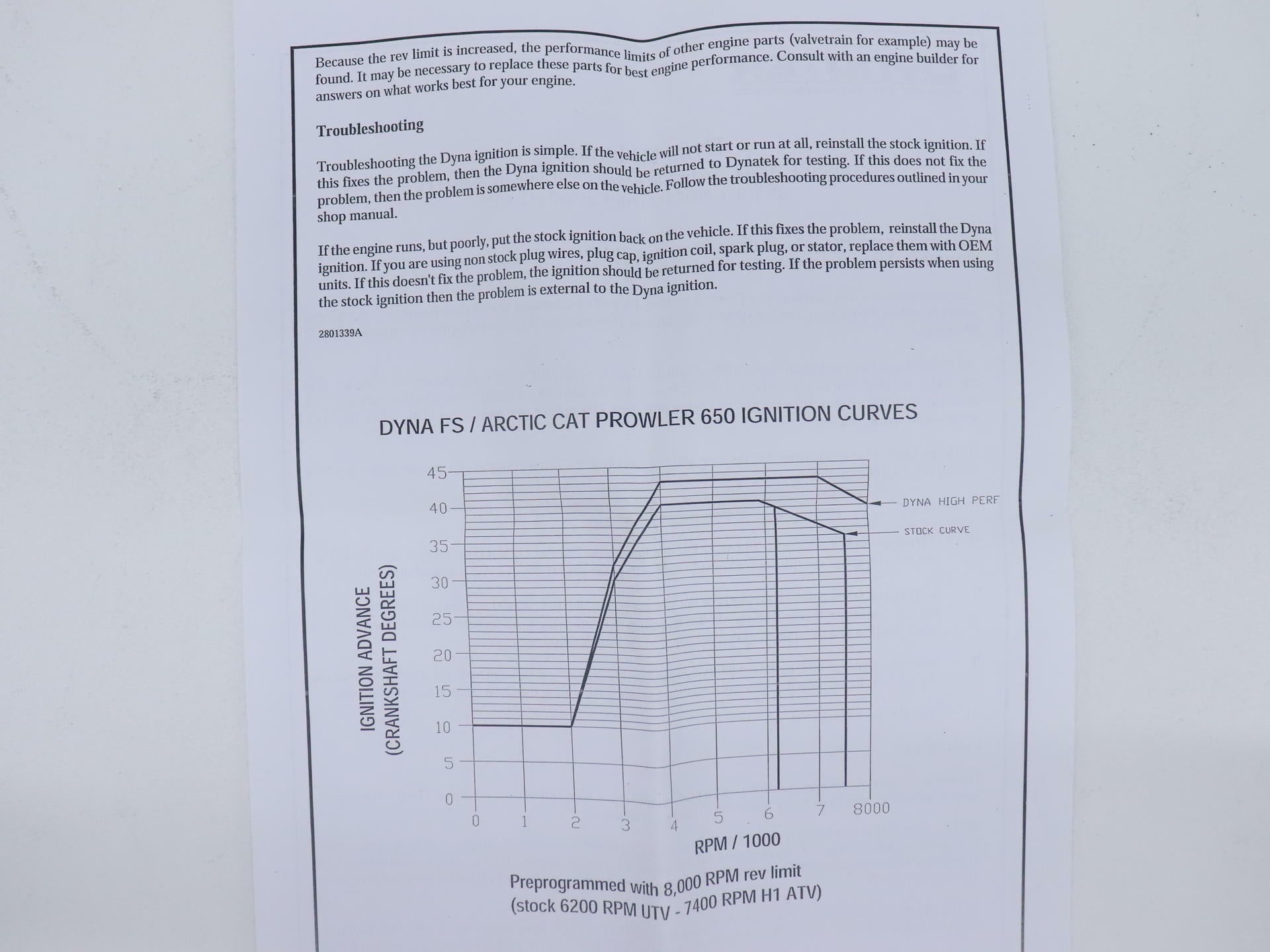 OPEN BOX - Dynatek Ignition CDI System - 06-10 Arctic Cat 650 H1 ATV - DFS10-5