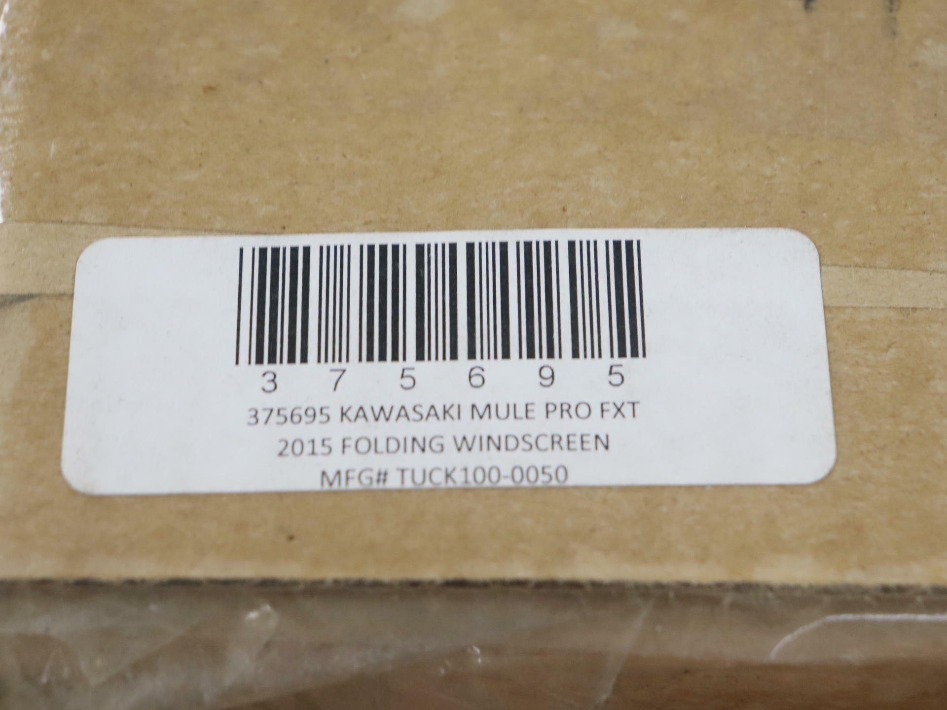 OPEN BOX - QuadBoss Folding Windshield - 17-22 KAWASAKI MULE PRO-DX - 375695