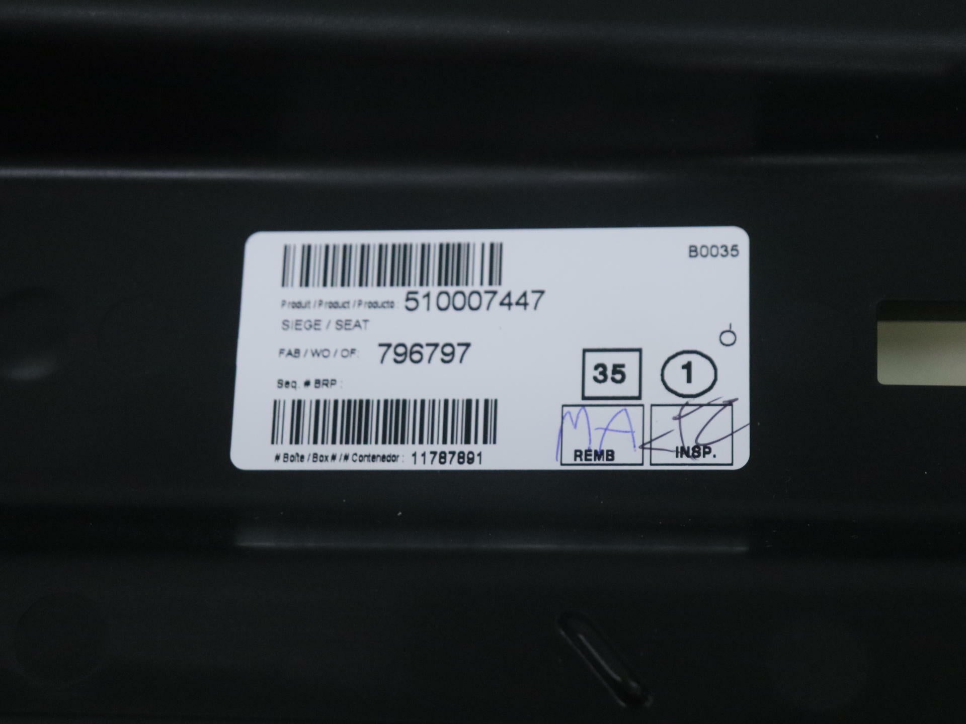 OPEN BOX - OEM Ski-Doo Trail Wide Seat Assy - Renegade MXZ Tundra - 860202523