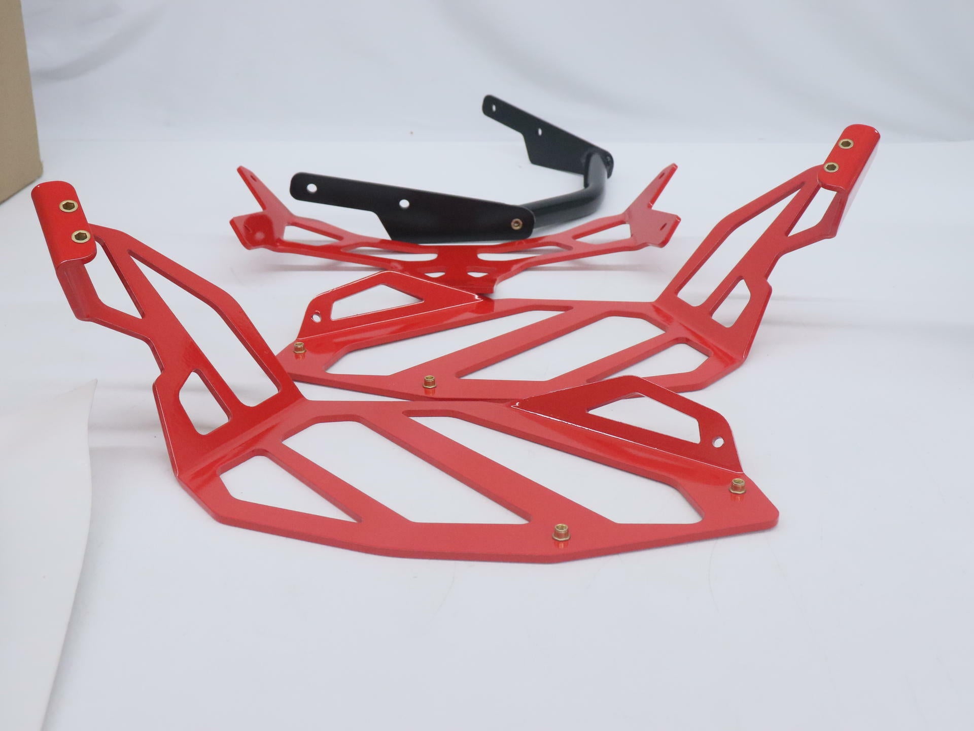 OPEN BOX - OEM Ski-Doo Lynx Front Bumper BLACK RED - MXZ Summit Rave - 860201788