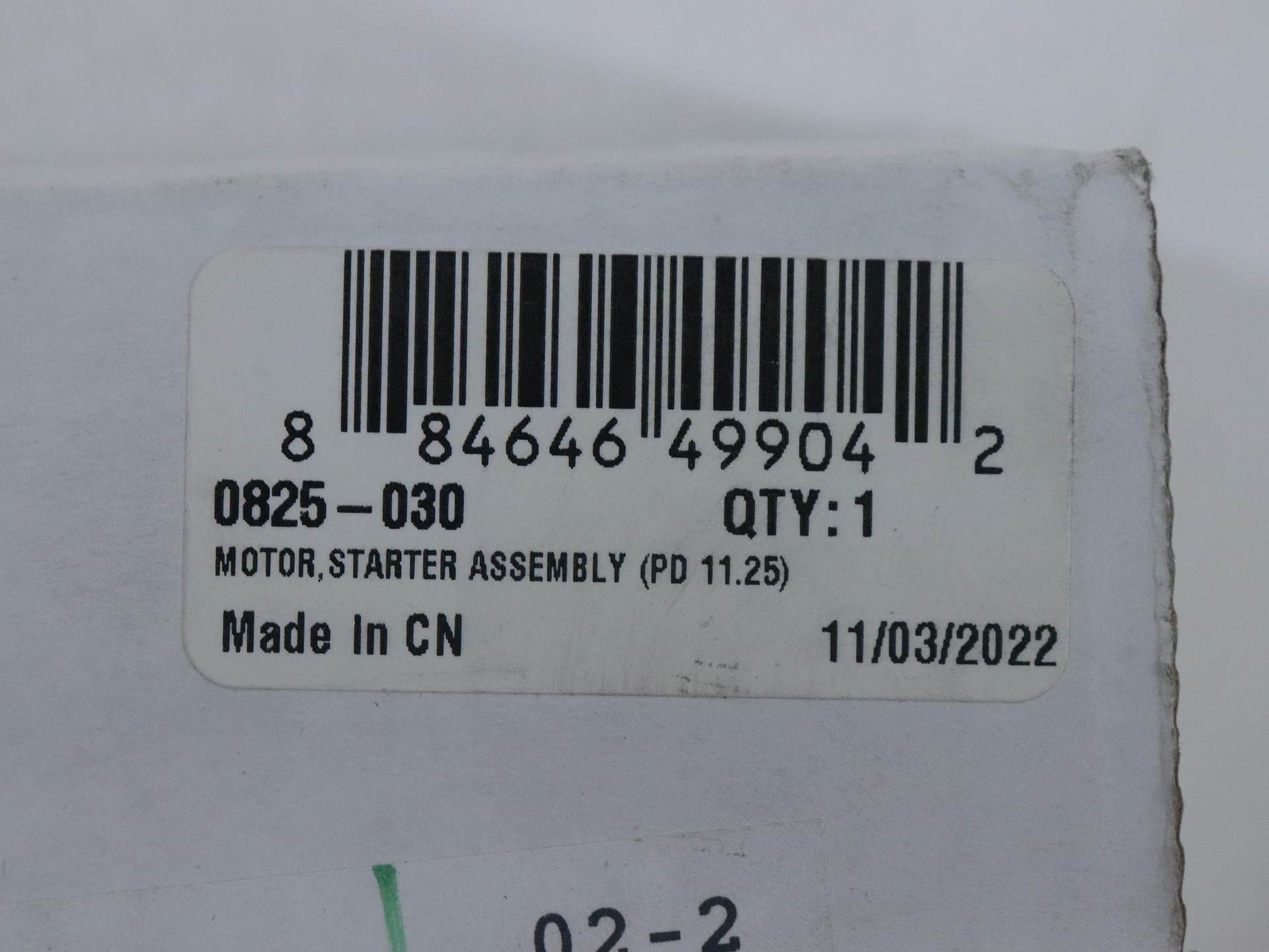 OEM Arctic Cat Starter Motor - ATV 1000 H2 WildCat 1000X - 0825-030 - Open Box