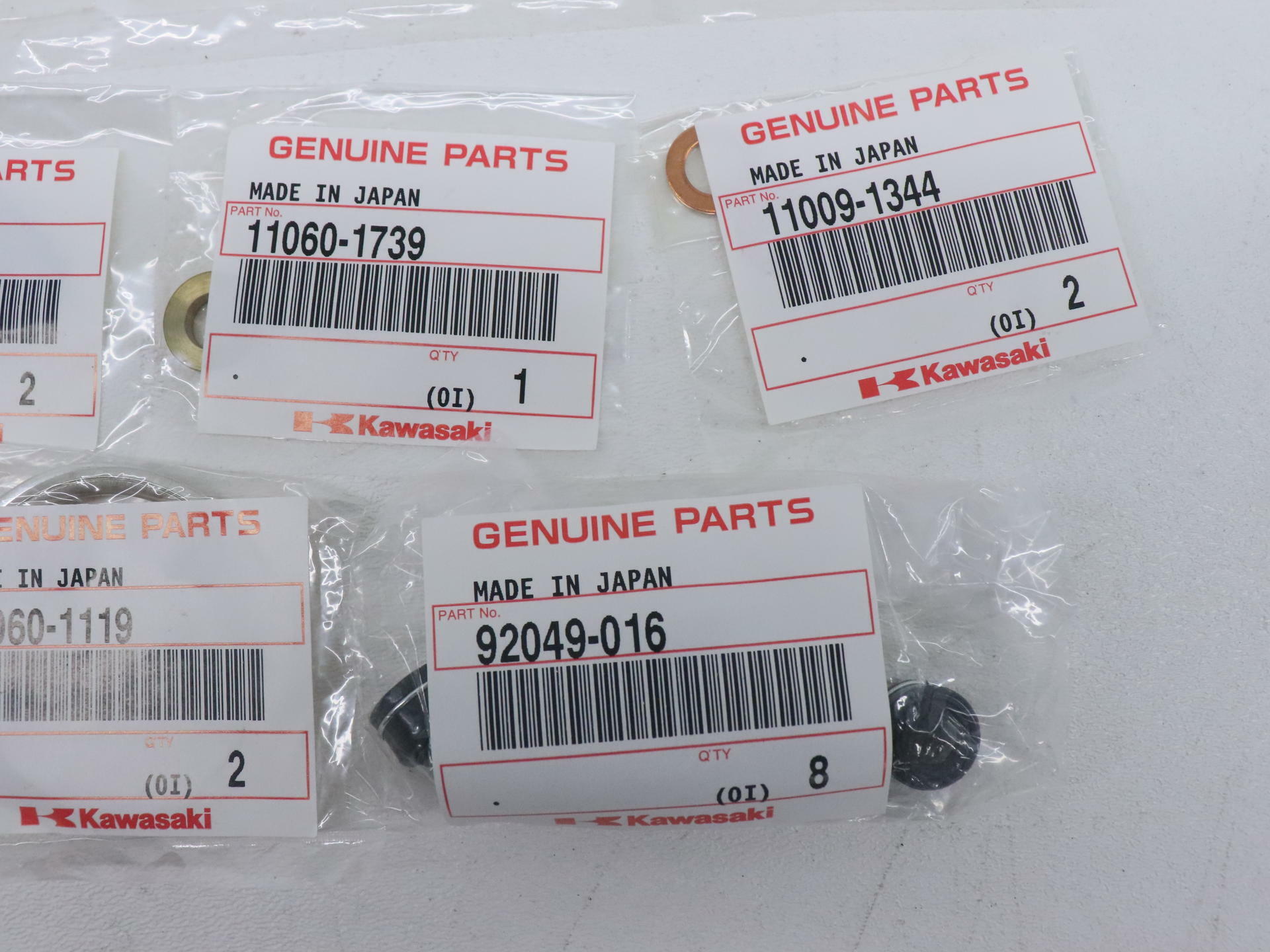 Kawasaki OEM Exhaust Valve Kit VN1500 Vulcan MC97-07 99995-1431 - Open Box