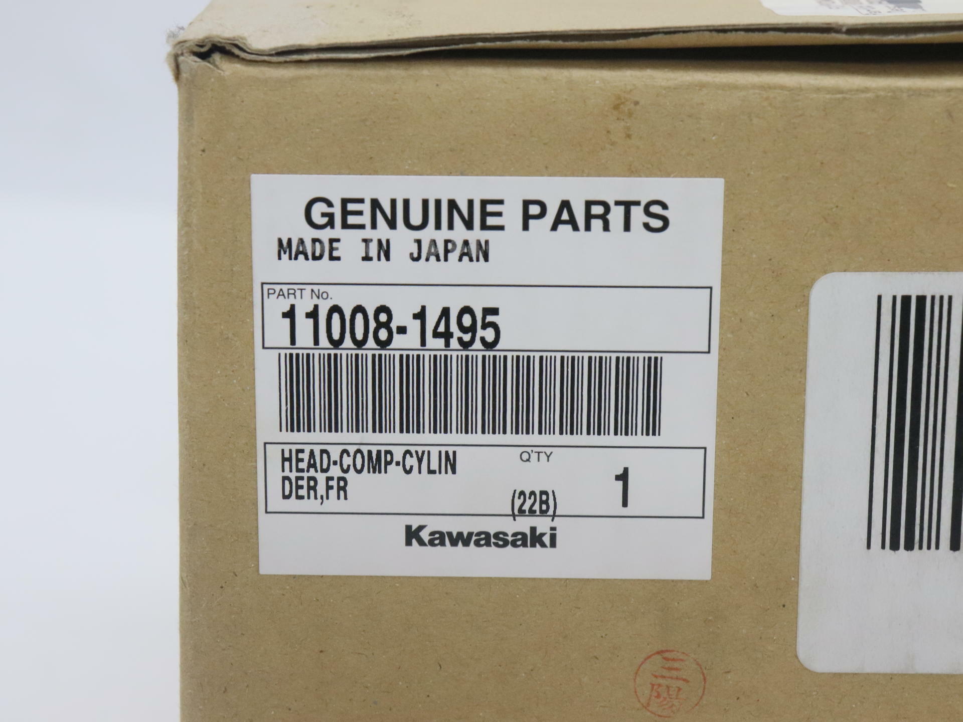 OEM Kawasaki Cylinder Head FRONT - Brute Force 750 EPS - 11008-1495 - Open Box