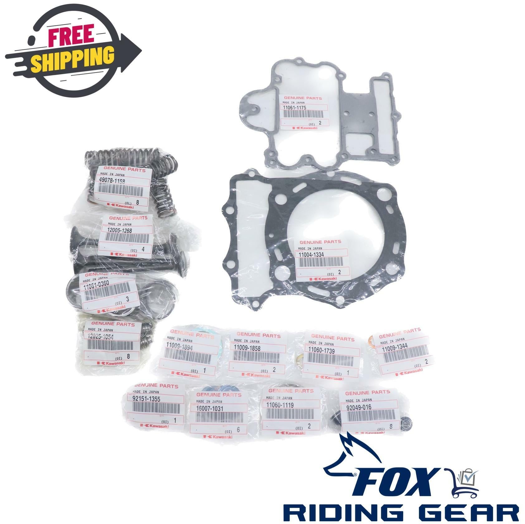 Kawasaki OEM Exhaust Valve Kit VN1500 Vulcan MC97-07 99995-1431 - Open Box