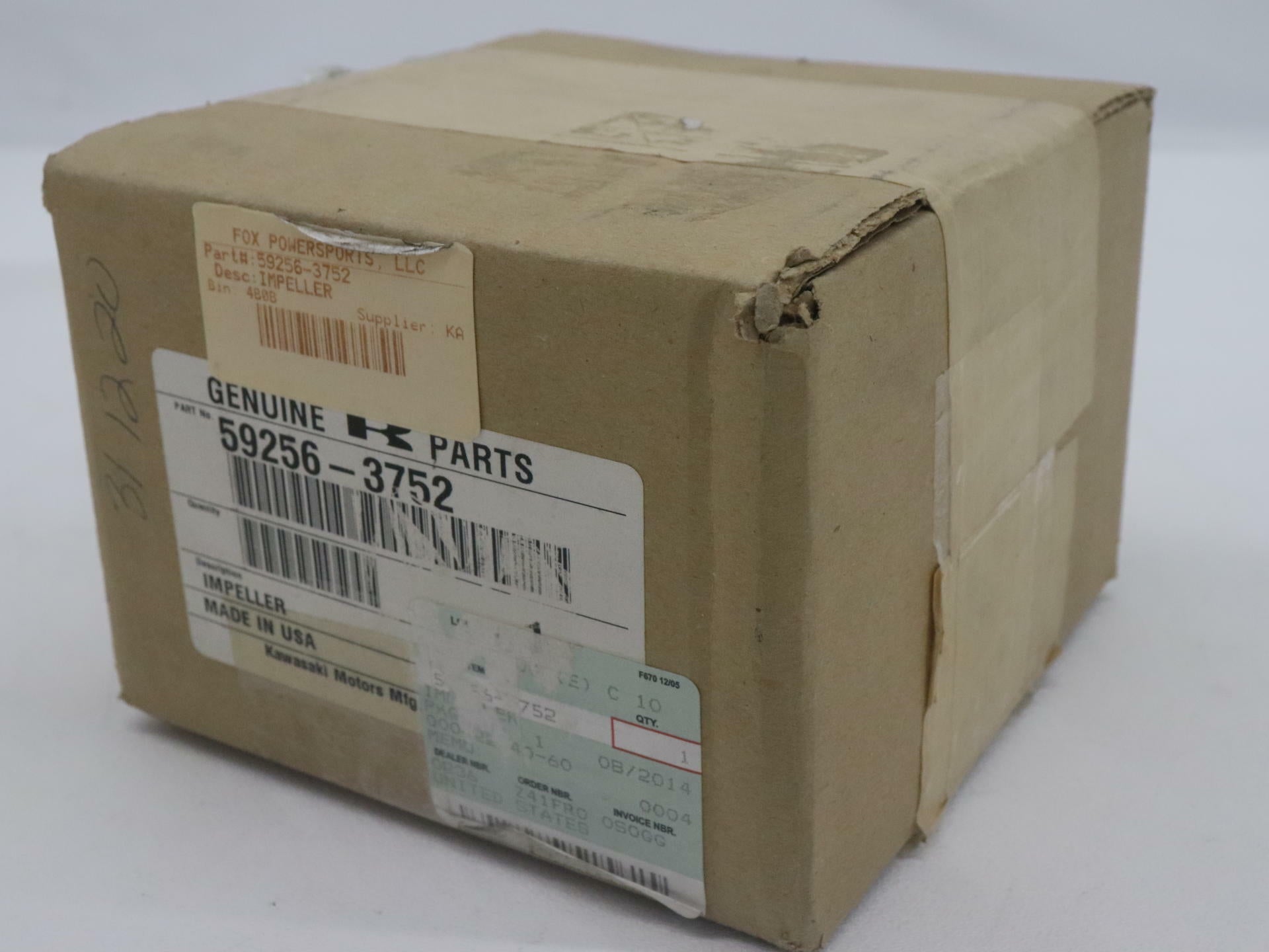 Kawasaki OEM Impeller JT900 STX 99-00 JT900 STS 01-02 59256-3752 - Open Box