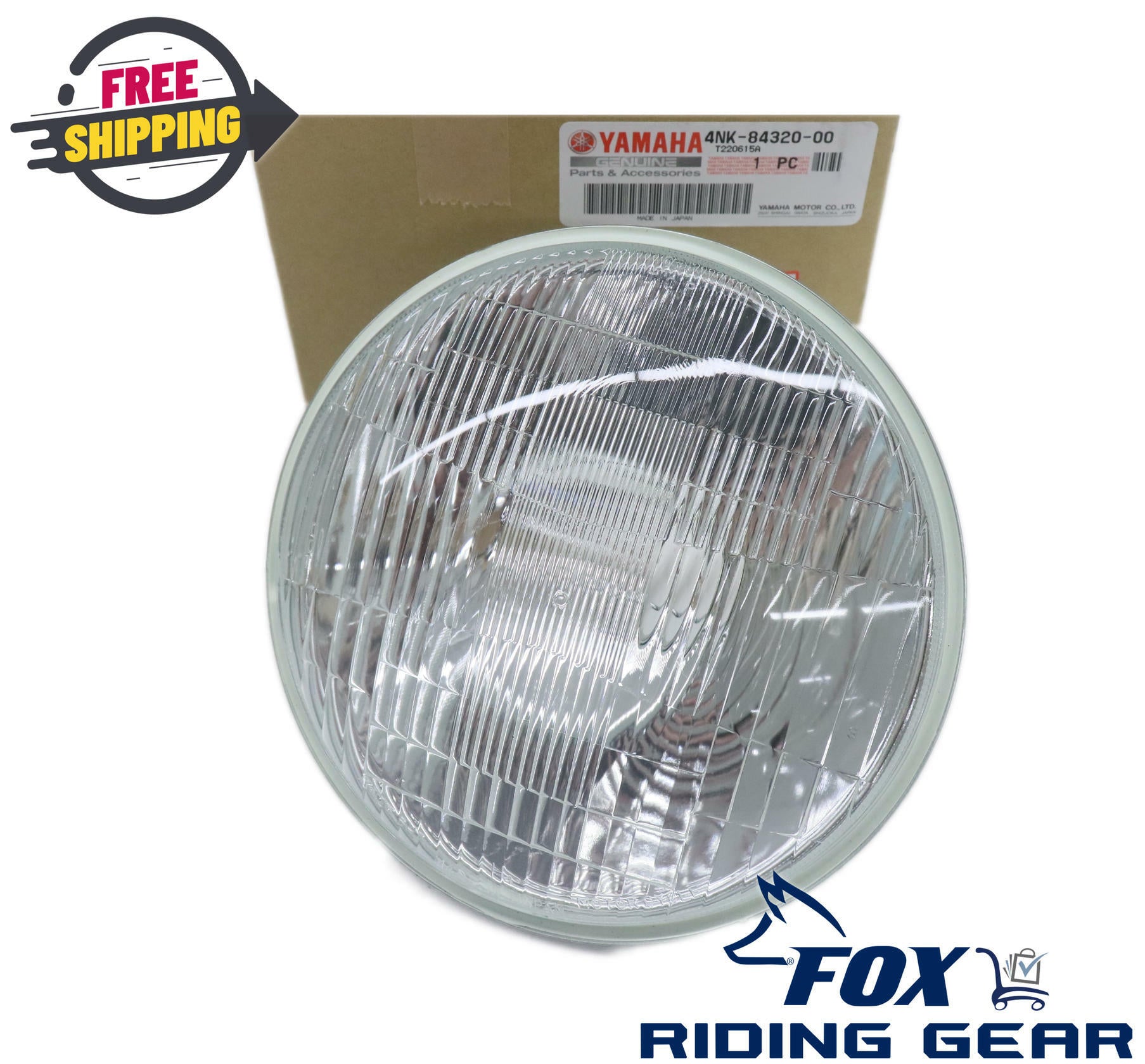 OPEN BOX - OEM Yamaha Headlight Lens Assy - Road Star XV1700 - 4NK-84320-00-00