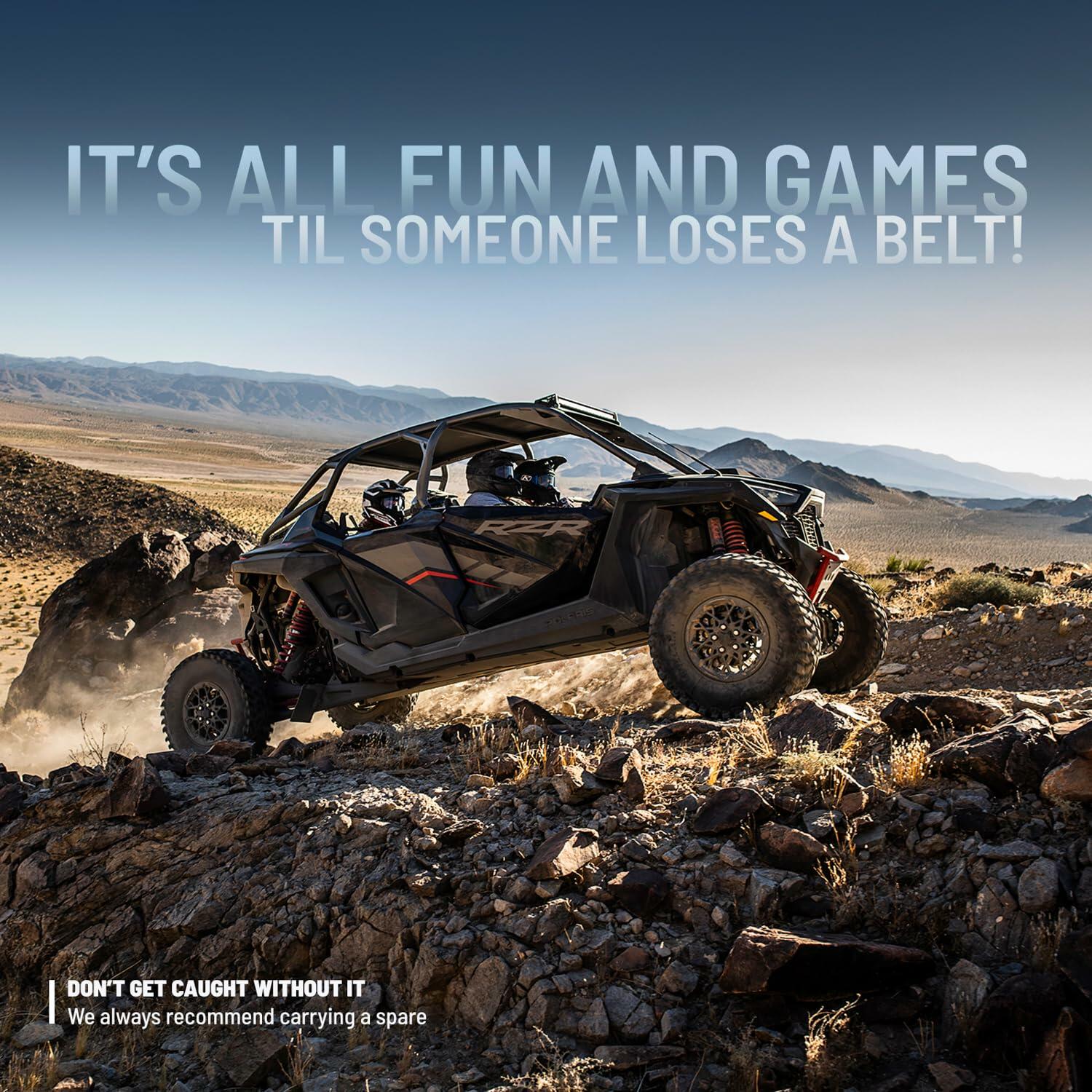 Polaris RZR Drive Belt, for Specific RZR 170 EFI and RZR 170 Models, Genuine OEM, Runs Cooler, No Clutch Recalibration - 0454497