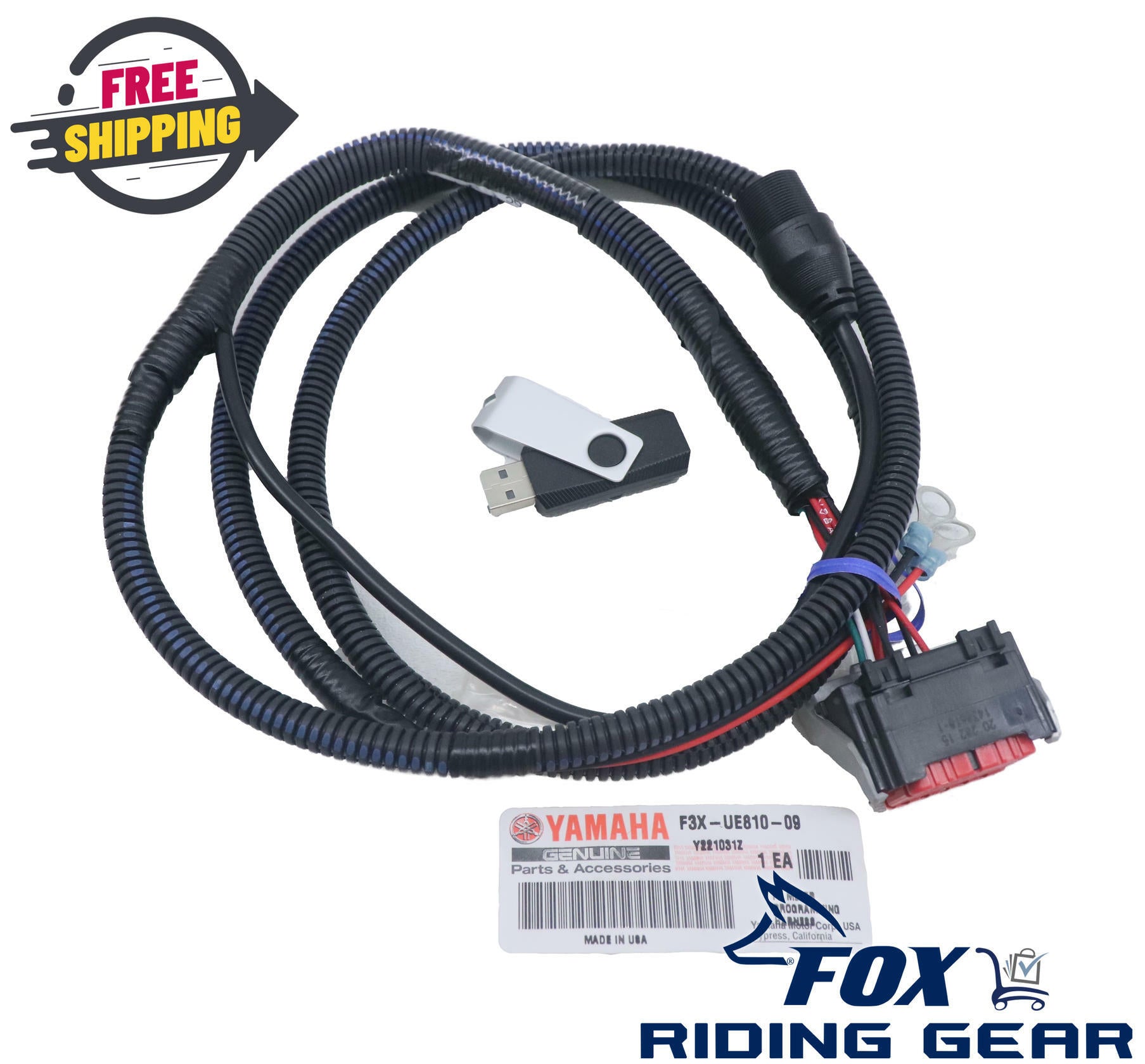 OPEN BOX - OEM Yamaha FX Meter Programming Harness - FX Models - F3X-UE810-09-00