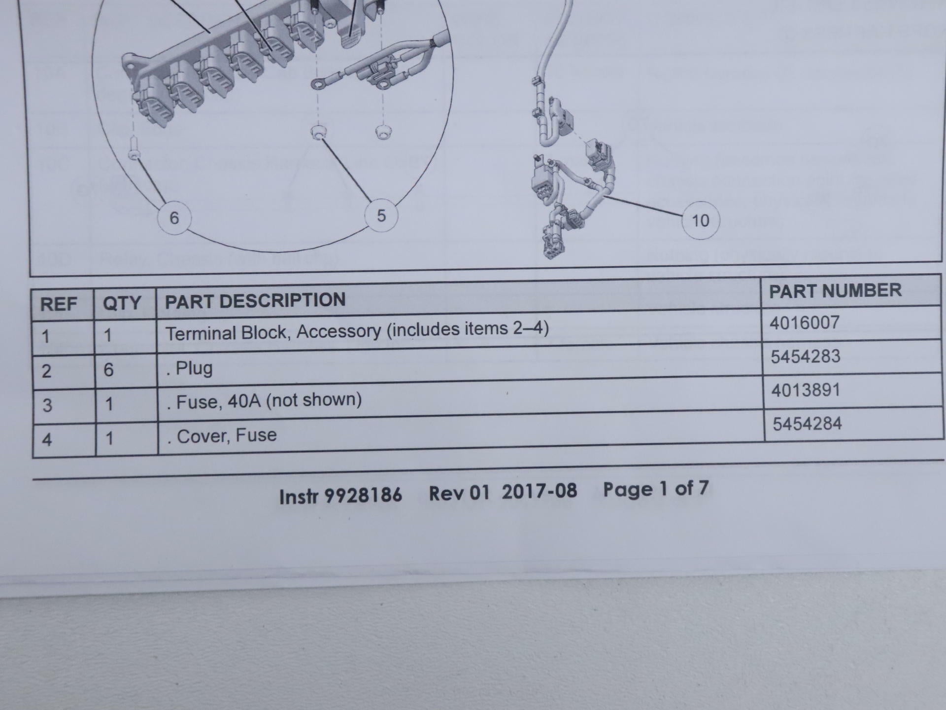 OPEN BOX - OEM Polaris Pulse Roof Buspar w/Hardware - Ranger XP - 2882904