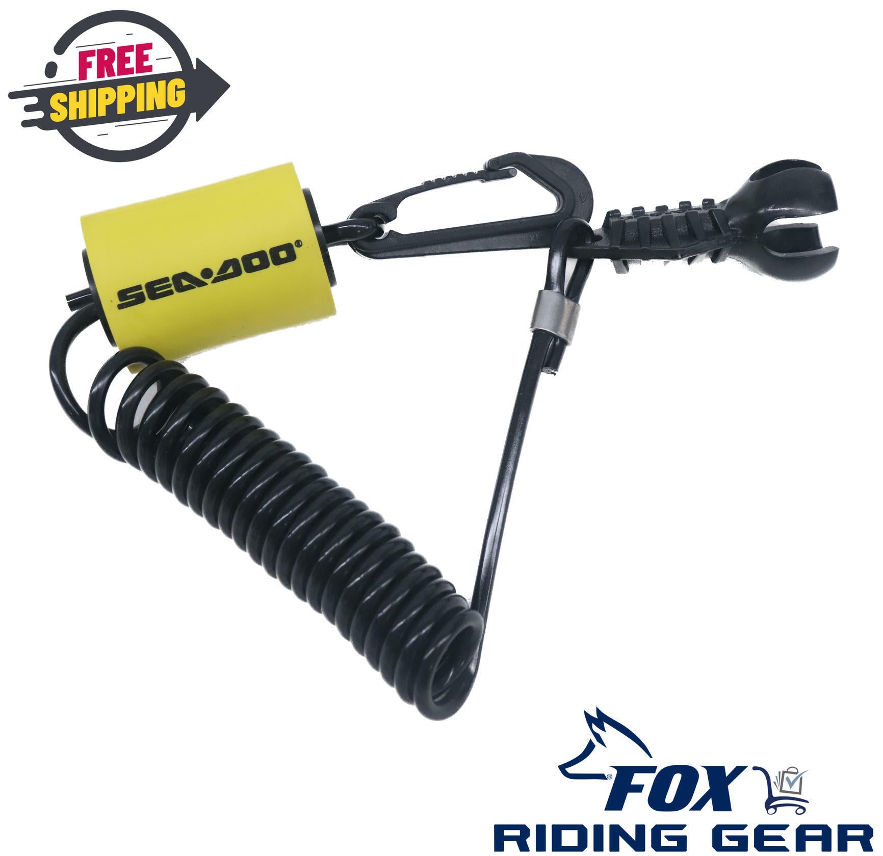 OPEN BOX - OEM Sea-Doo Safety Lanyard Clip & Key Cord - 278003410